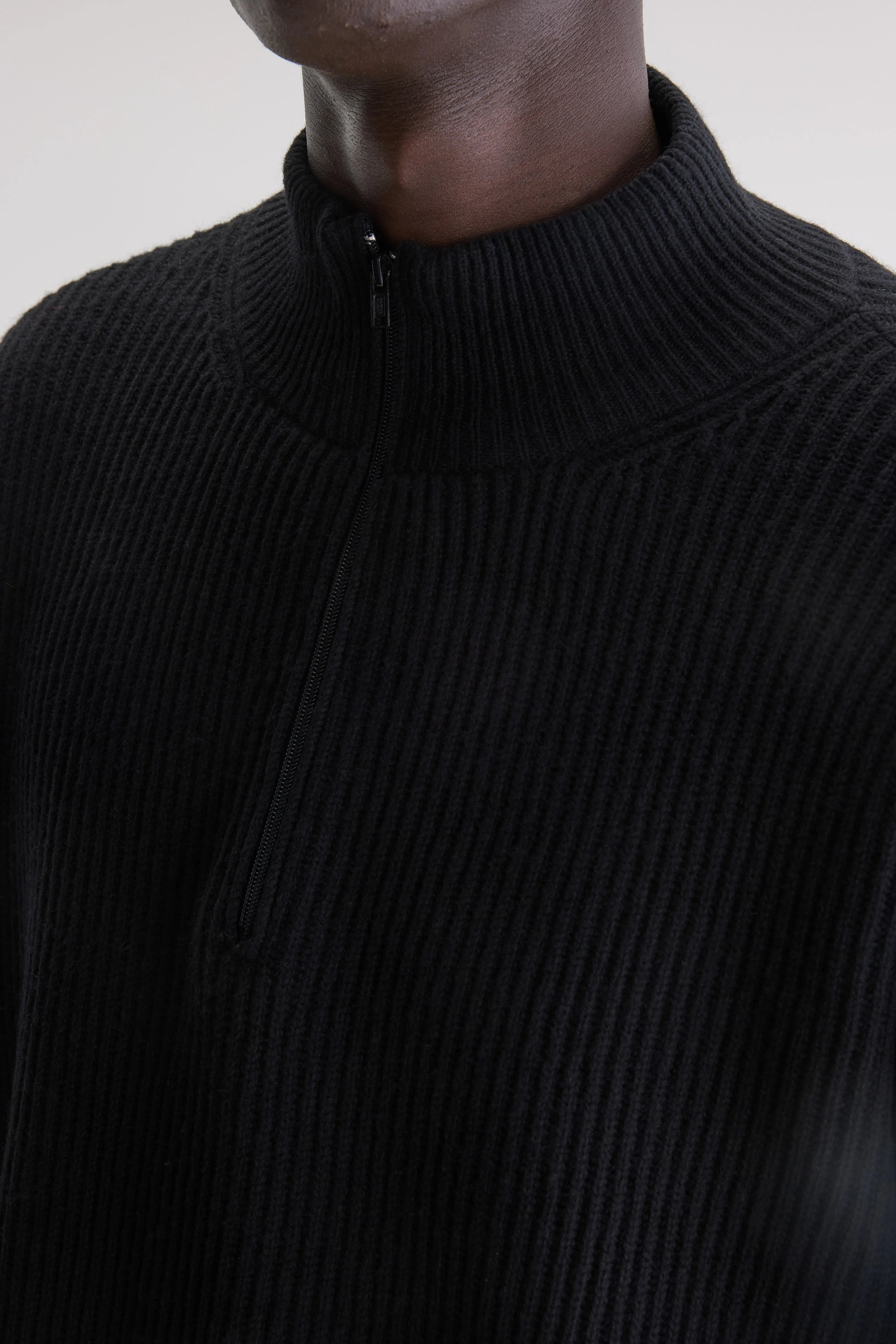 Ameiz mock-neck sweater (262 / M / BLACK)