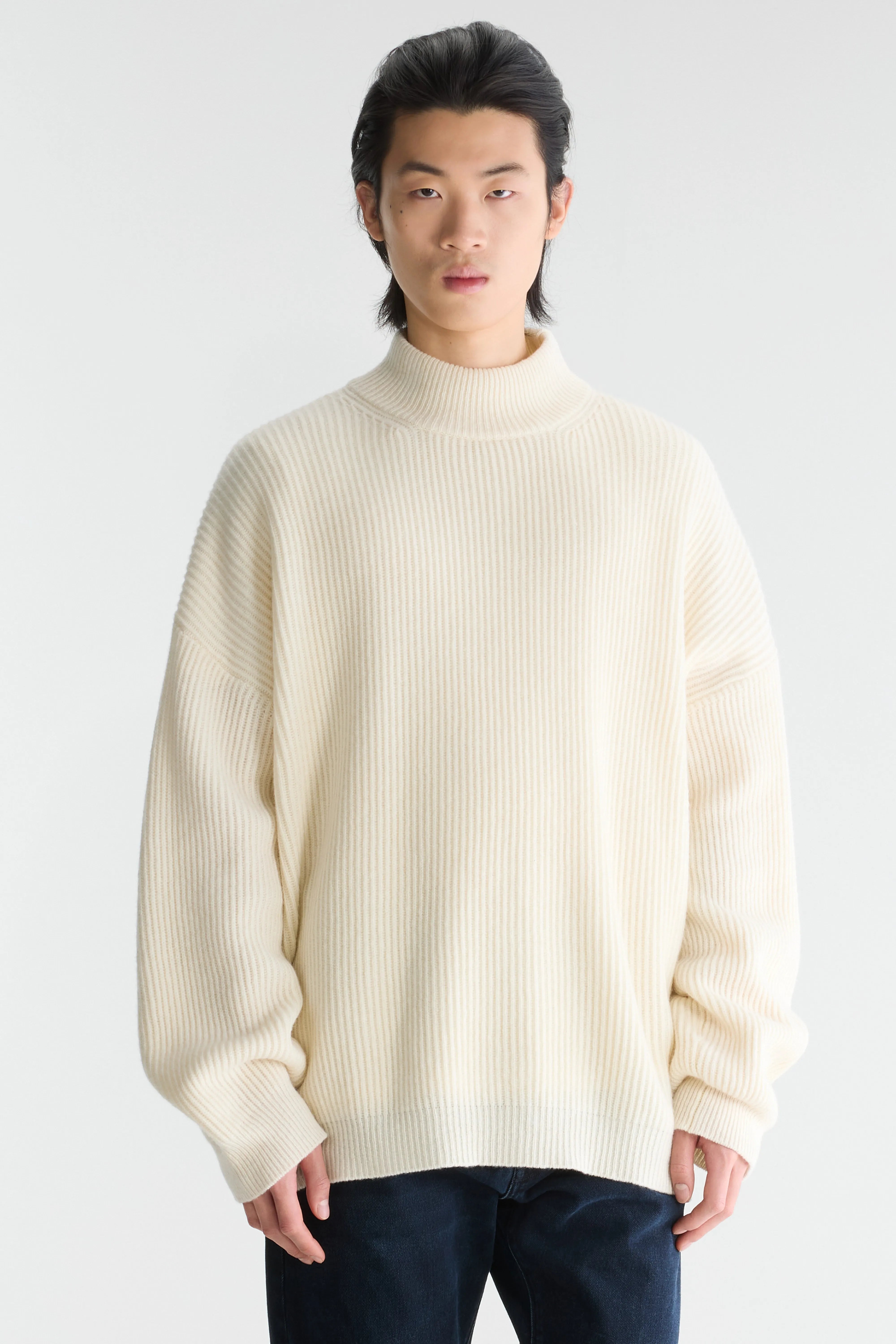 Pull col montant Ameno (262 / M / ECRU)