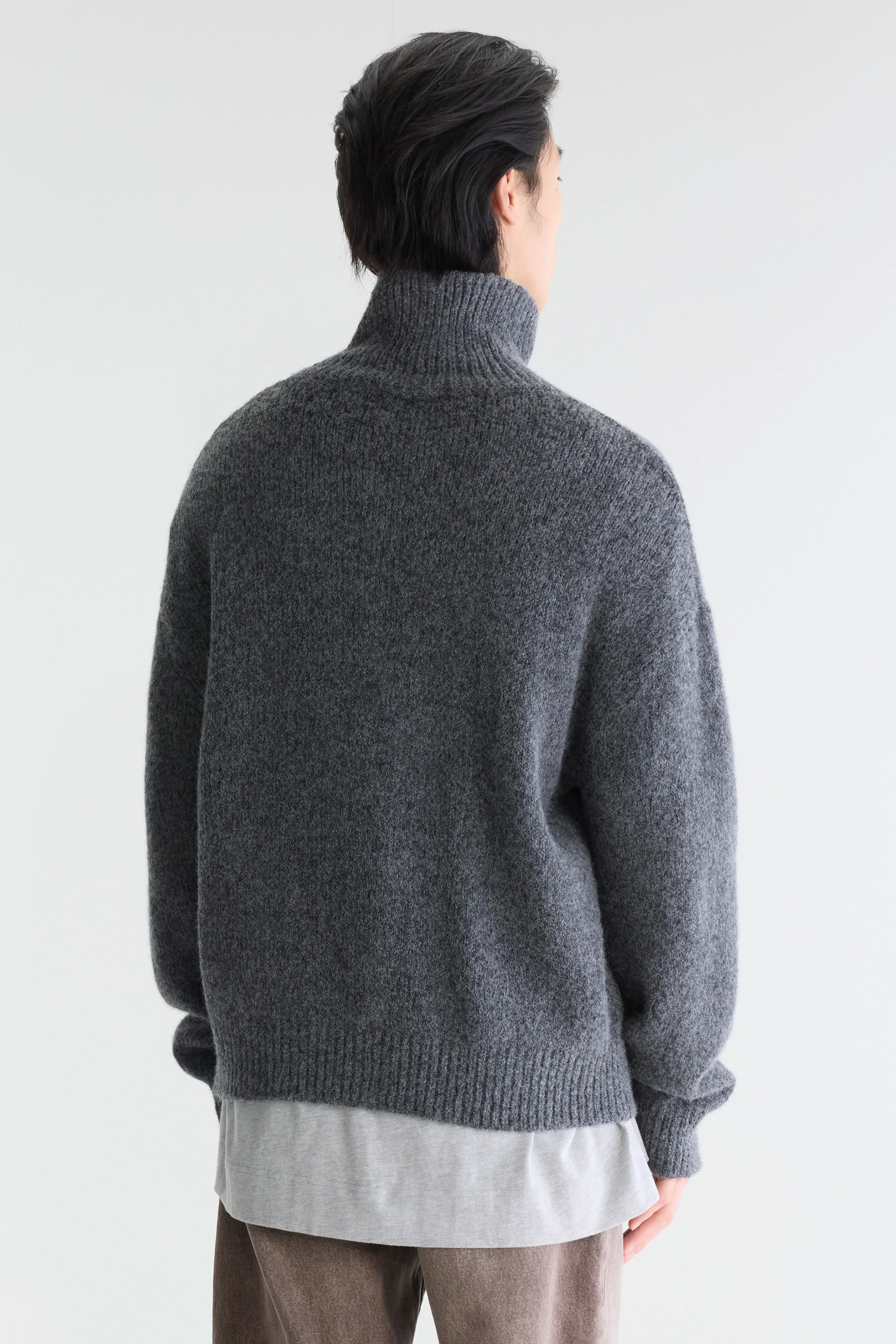 Aosme turtleneck sweater (262 / M / MID GREY)