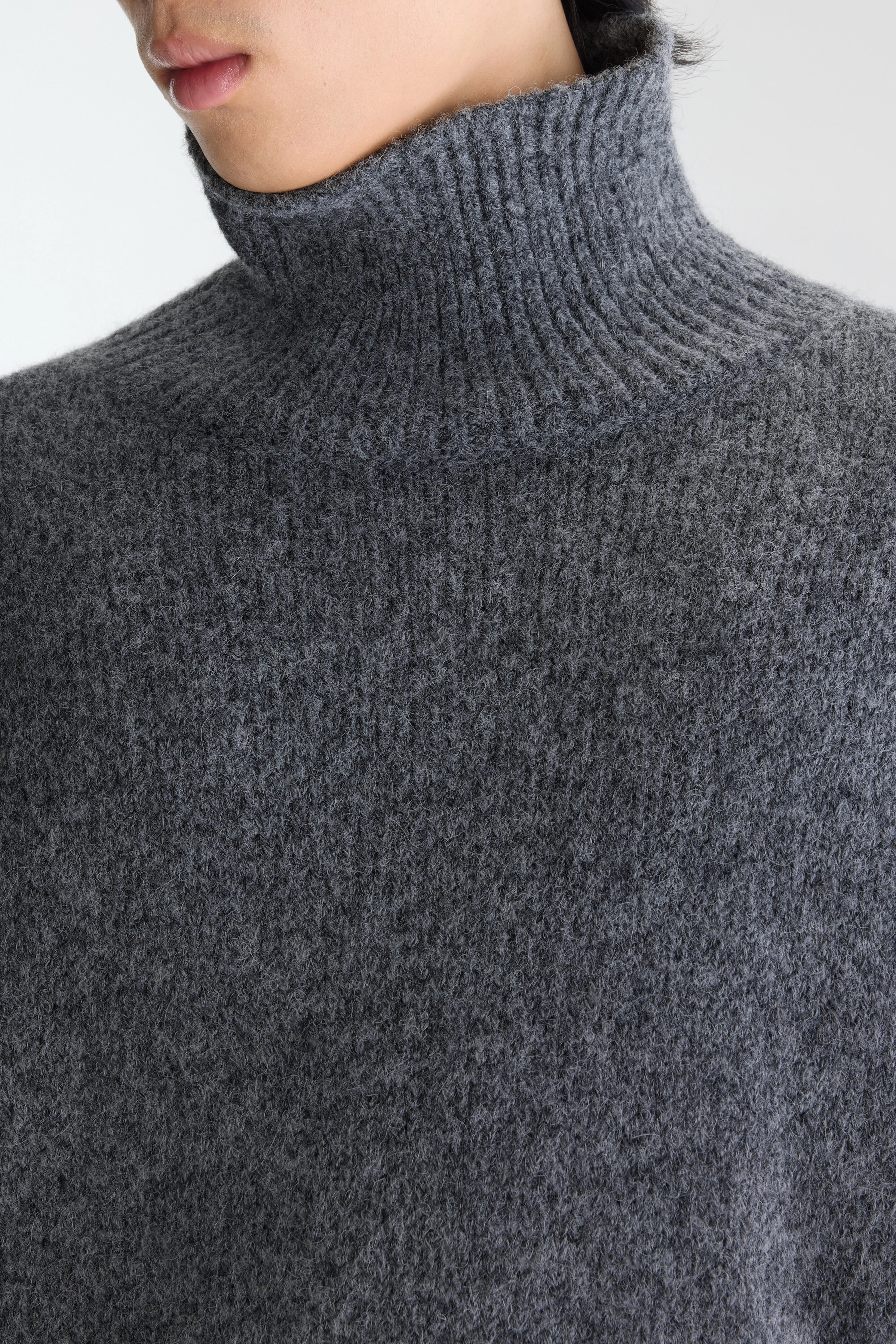 Aosme turtleneck sweater (262 / M / MID GREY)