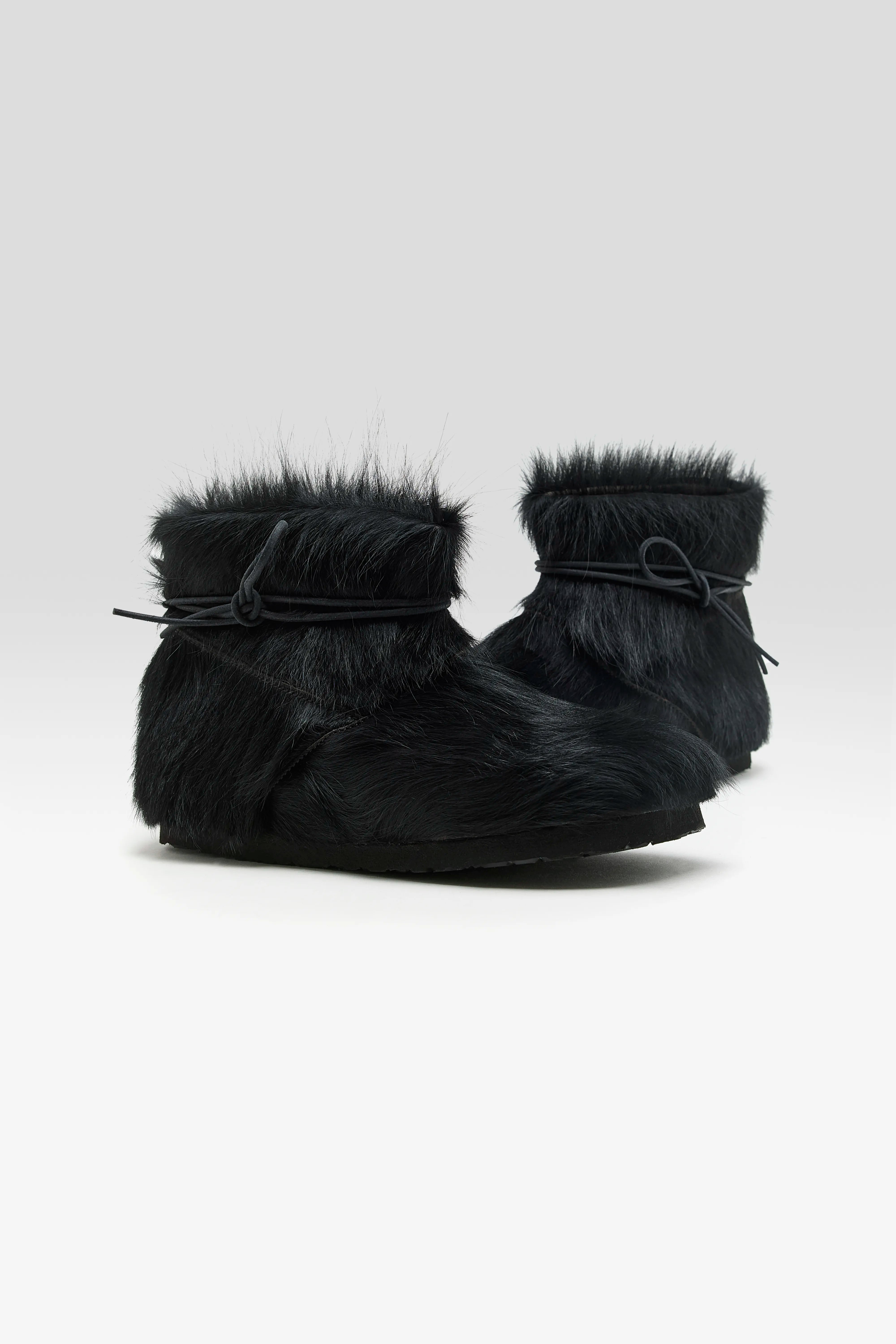 Cowhide Boots  (252 / B / BLACK)