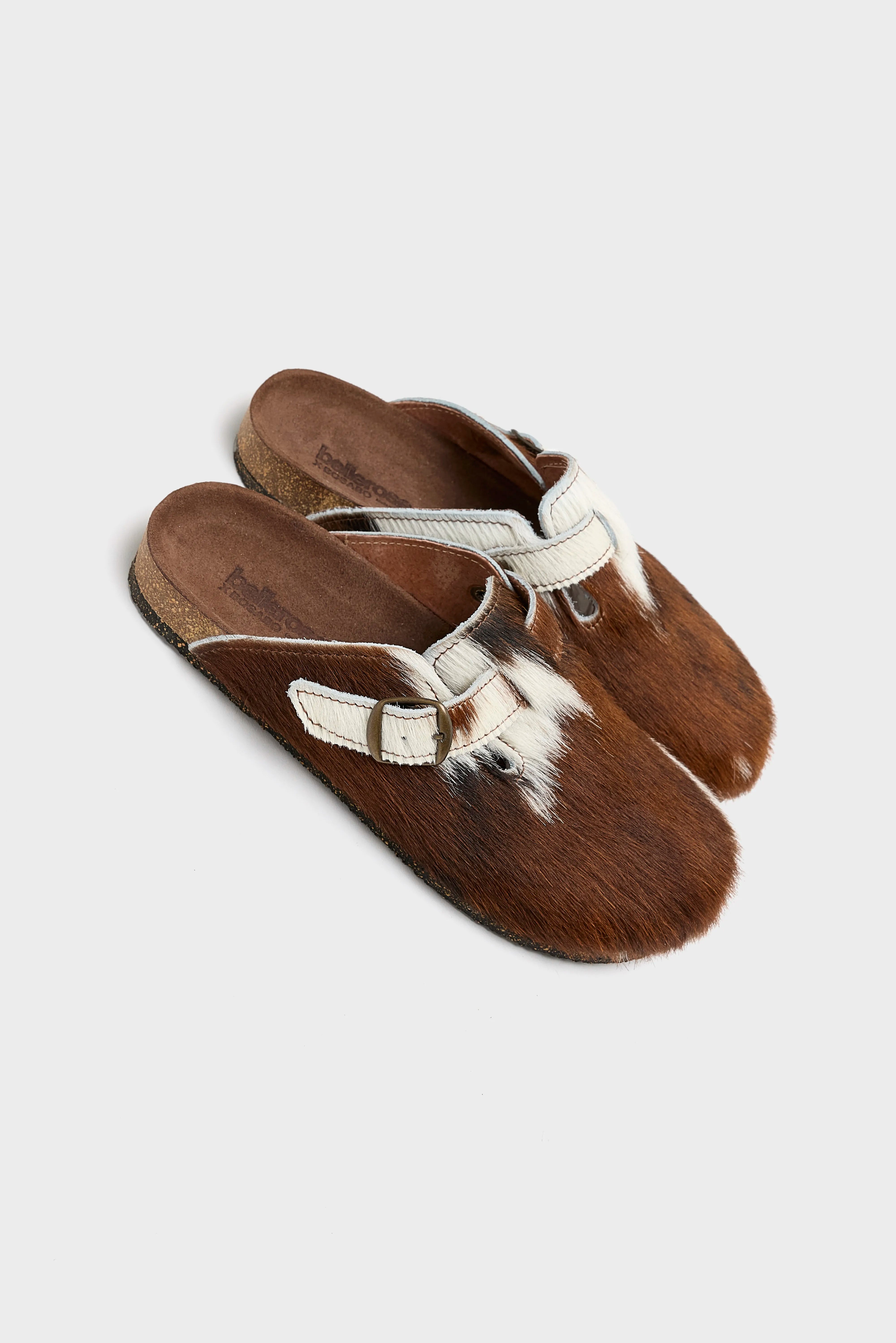 Normande Leather Clogs  (252 / W / BROWN)