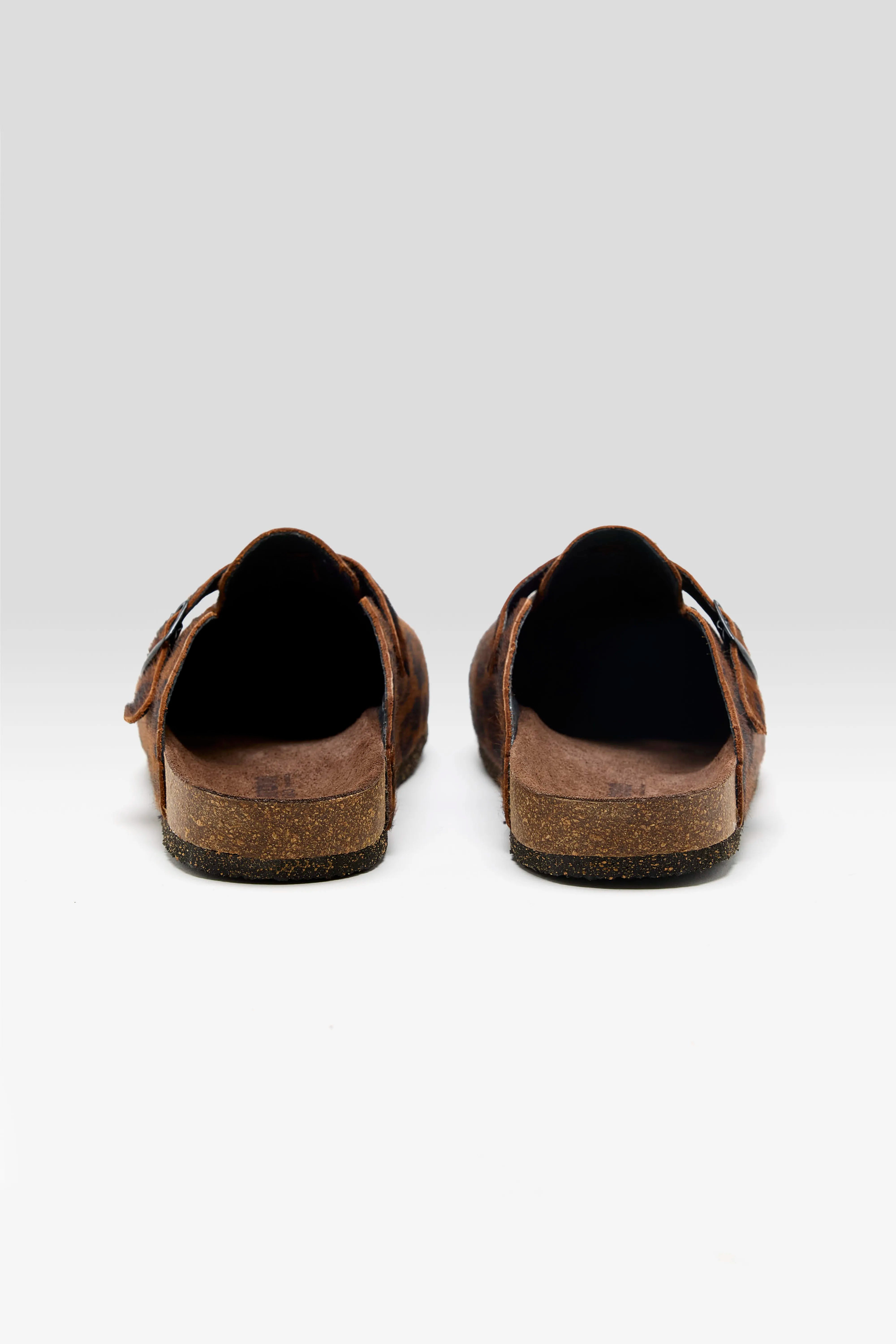 Cheetah Ponyhair Mules (261 / W / BROWN)