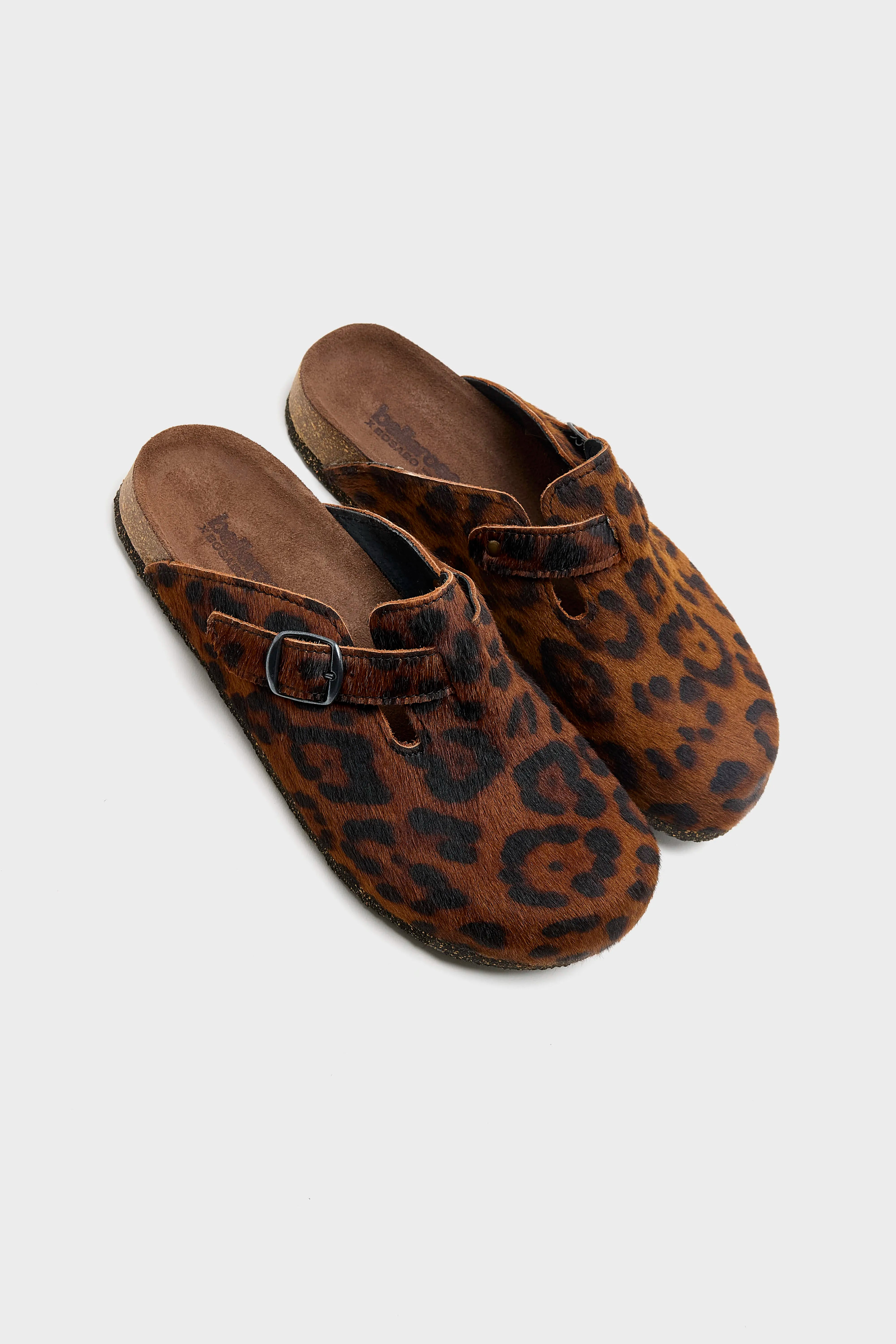 Cheetah Ponyhair Mules (261 / W / BROWN)