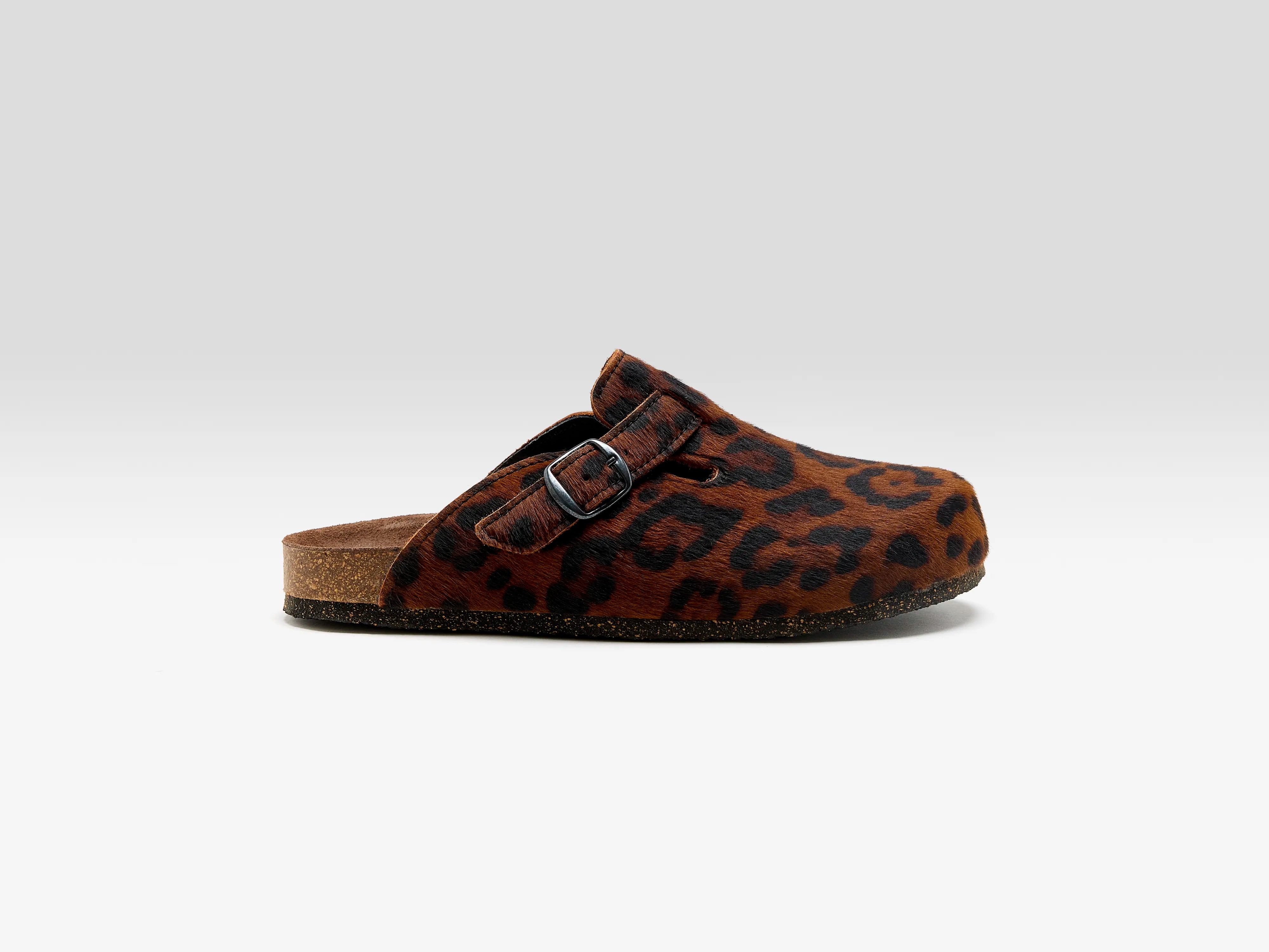 Cheetah Ponyhair Mules (261 / W / BROWN)