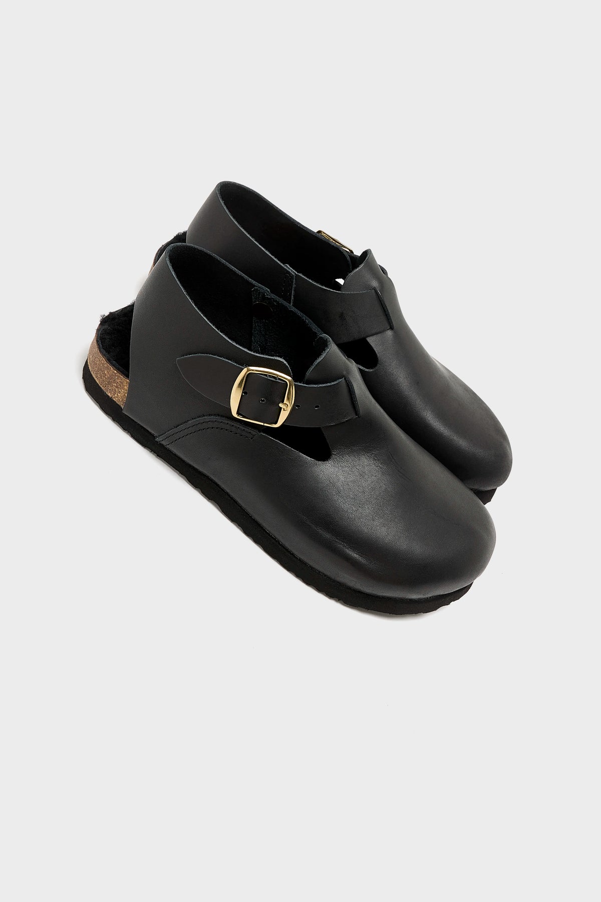 Sabots à Boucle Dorée (262 / W / BLACK)