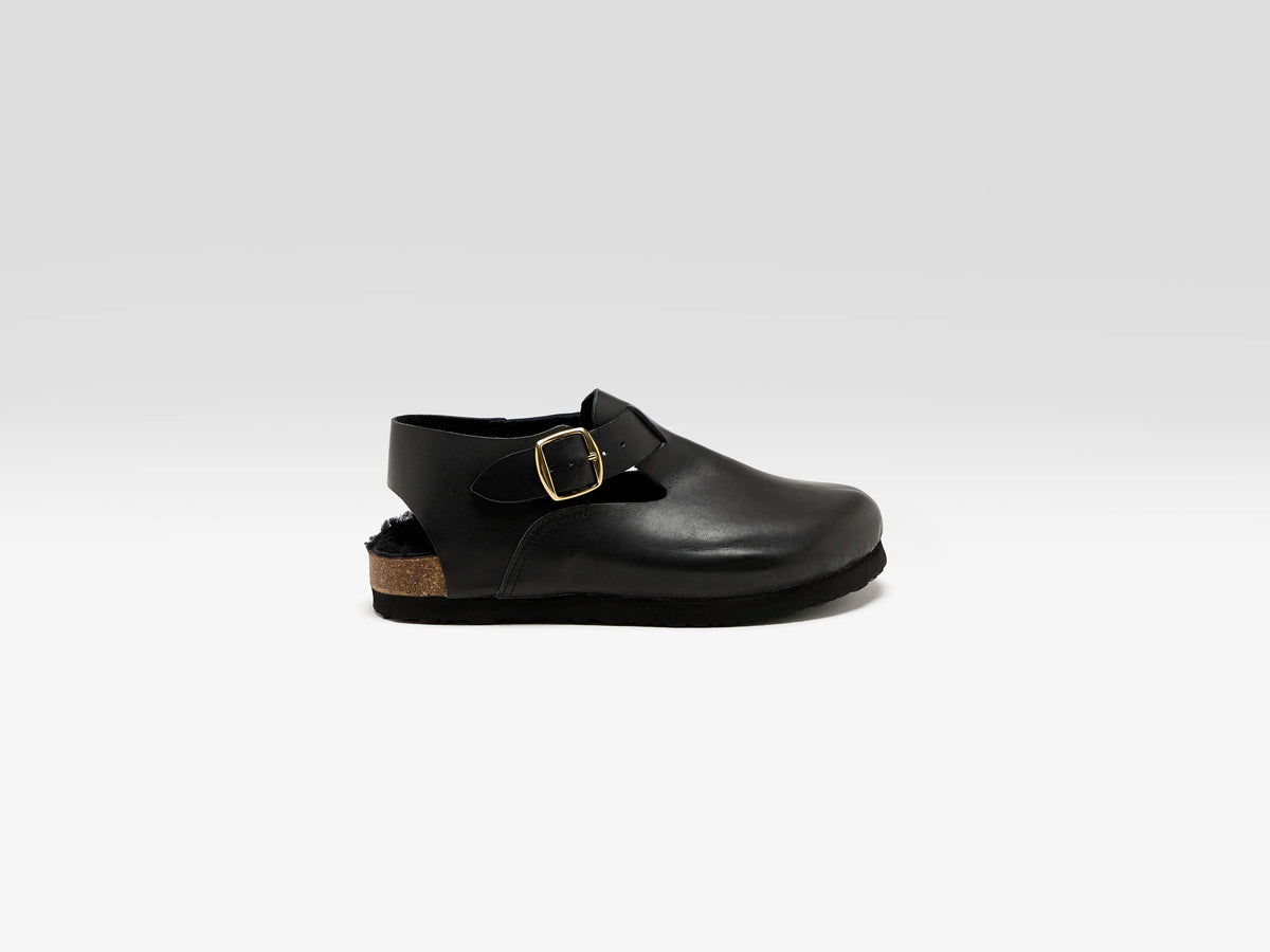 Sabots à Boucle Dorée (262 / W / BLACK)