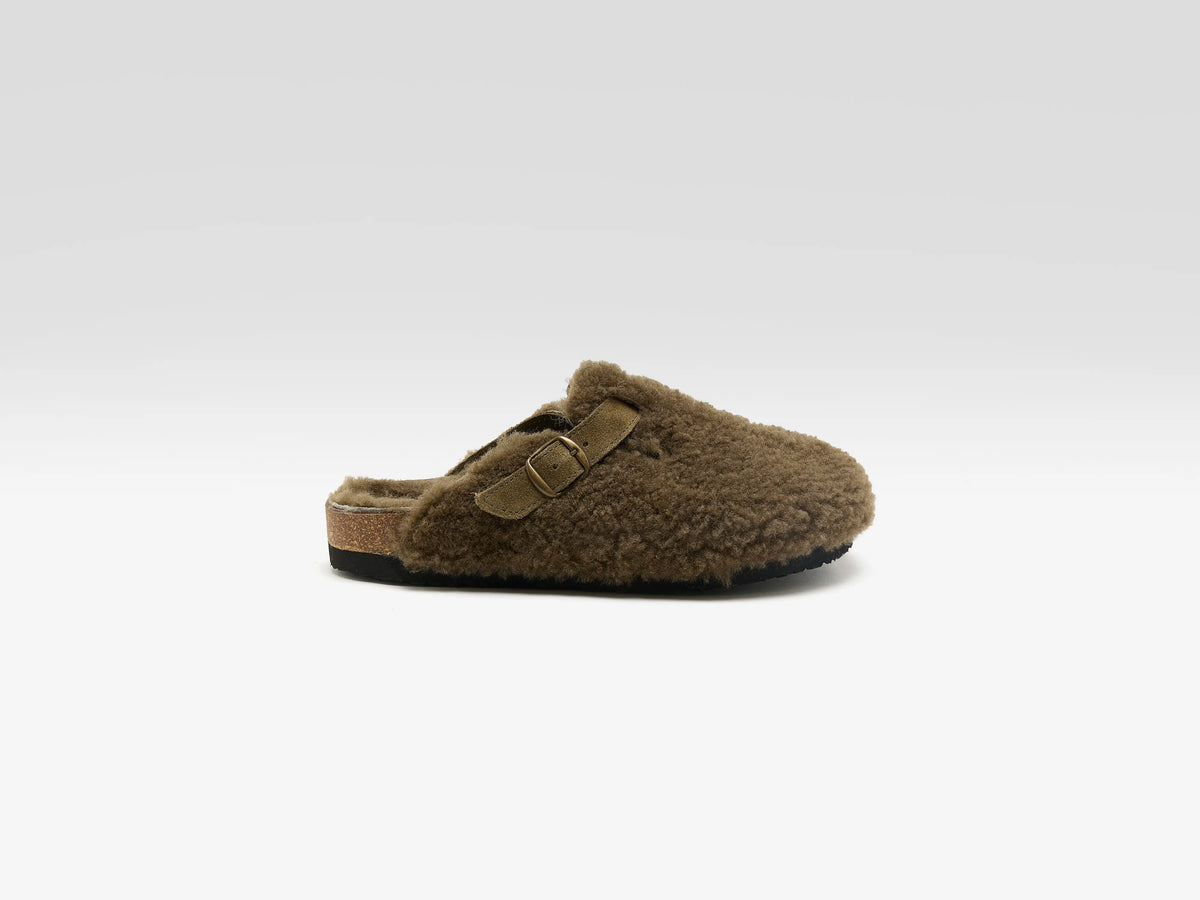Sabots en Peau de Mouton (262 / W / KAKI)