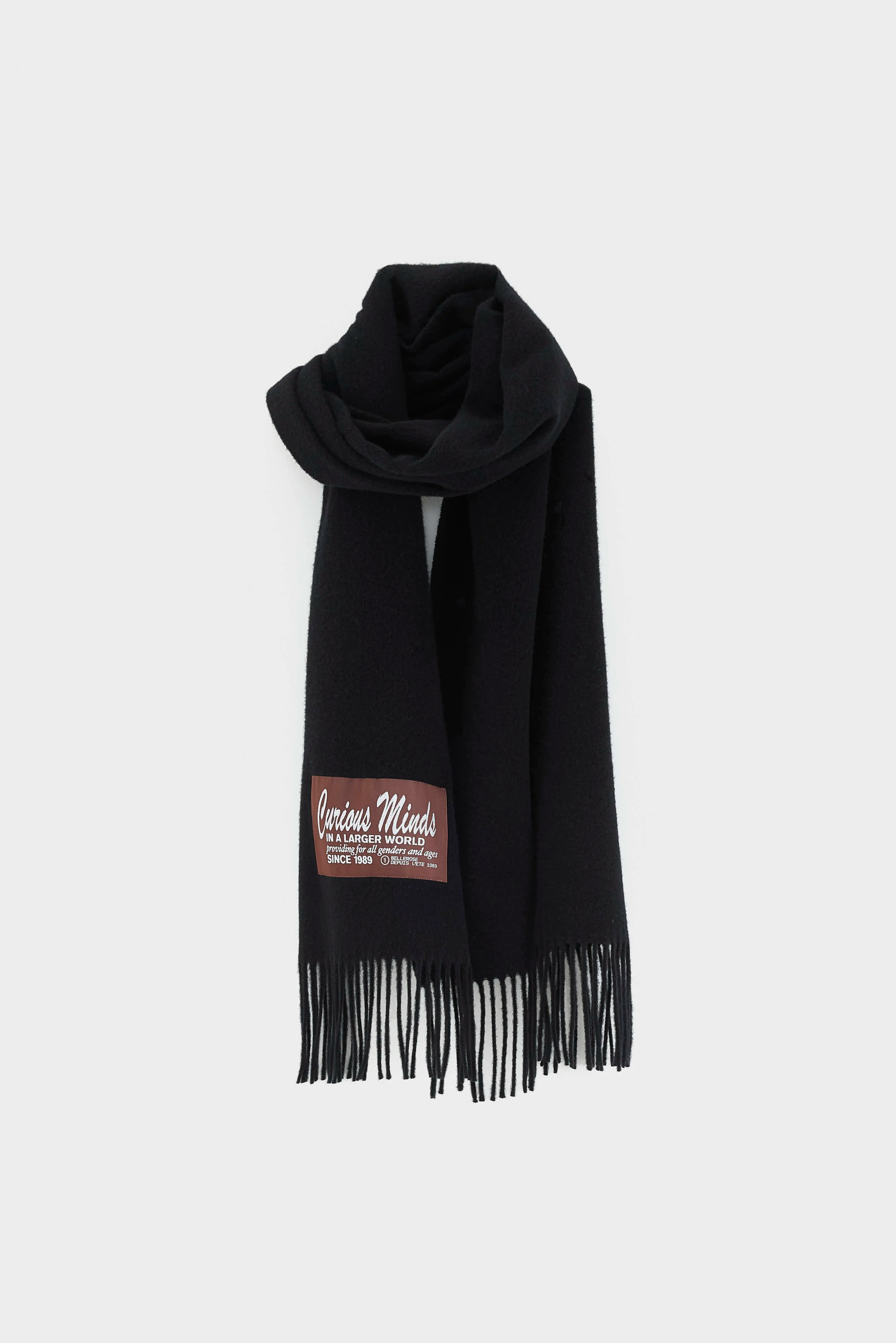 Mutch wool scarf (262 / U / BLACK)