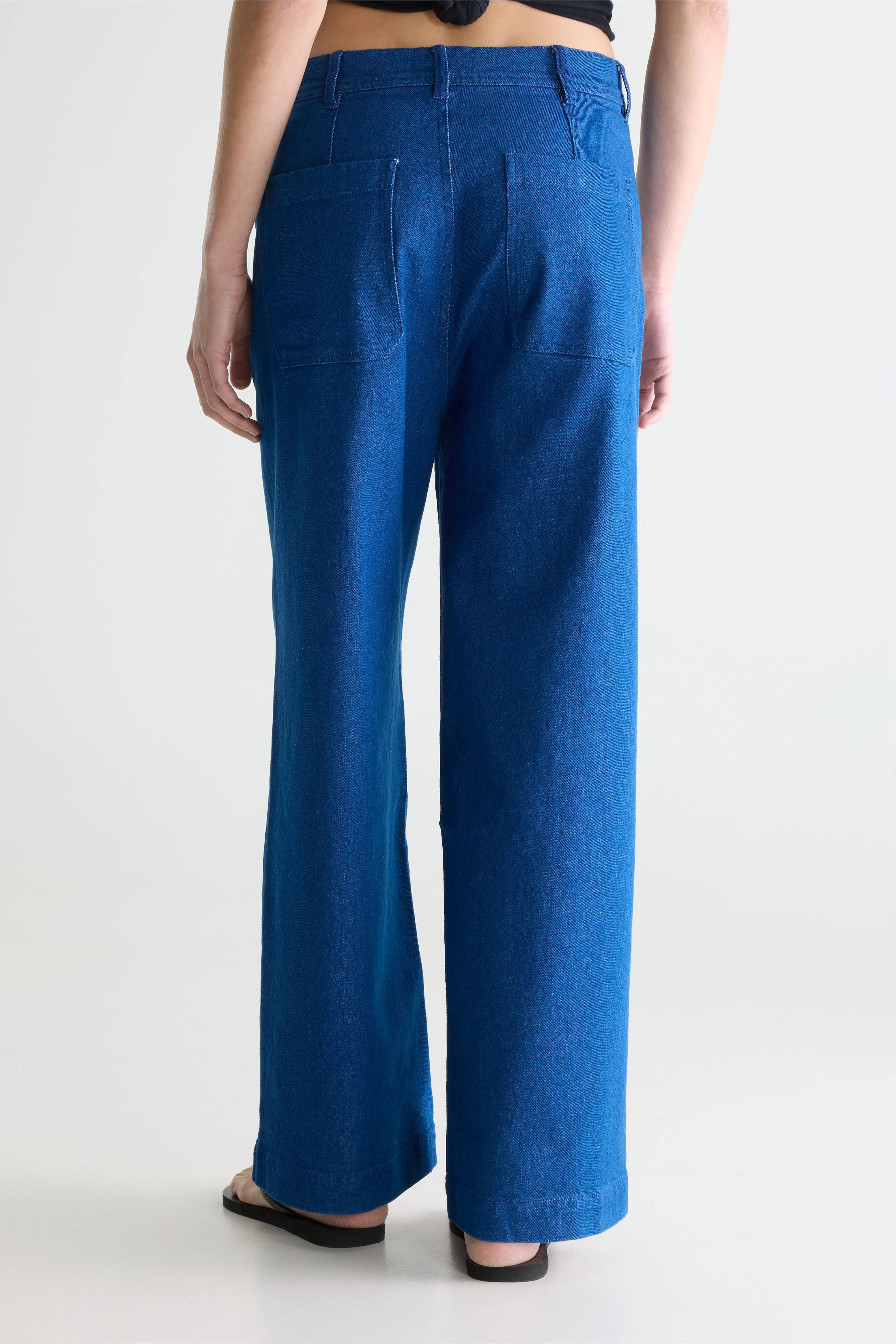 Pantalon large bleu Lotan (242 / W / ONE WASH)