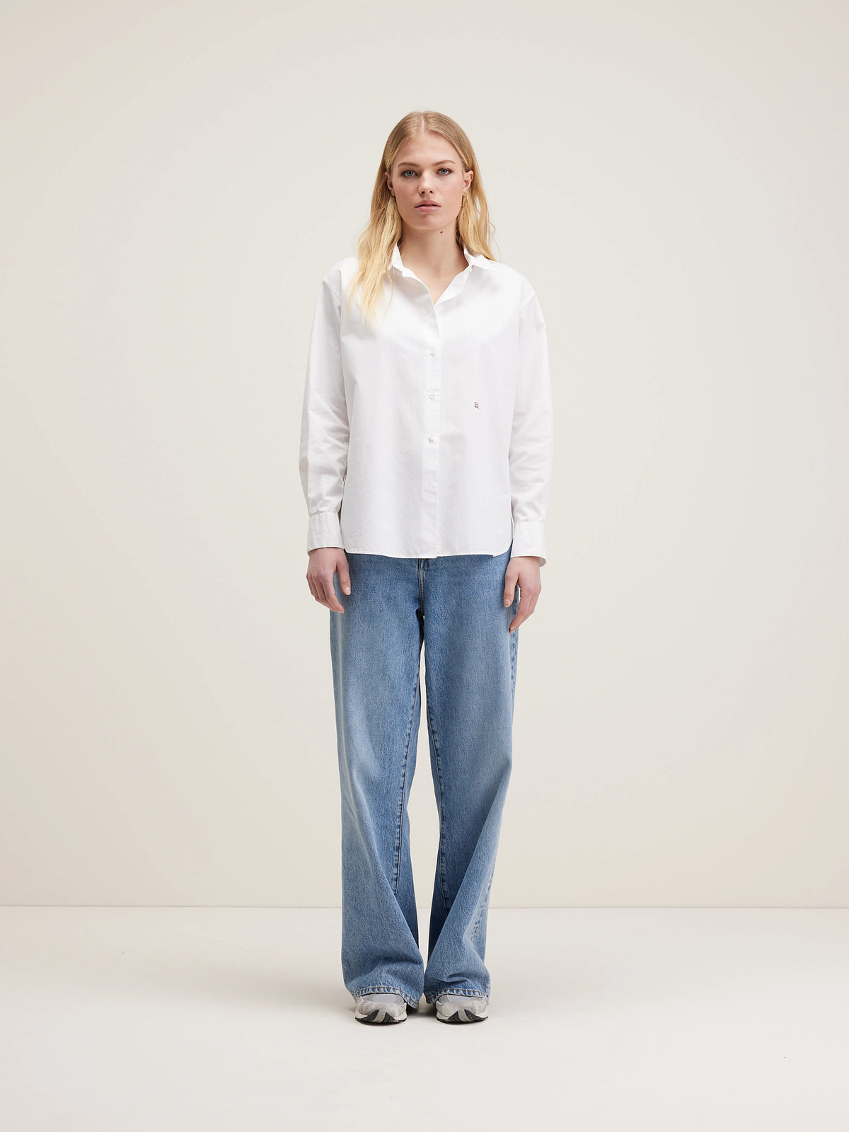 Gastoo poplin shirt (242 / W / WHITE)