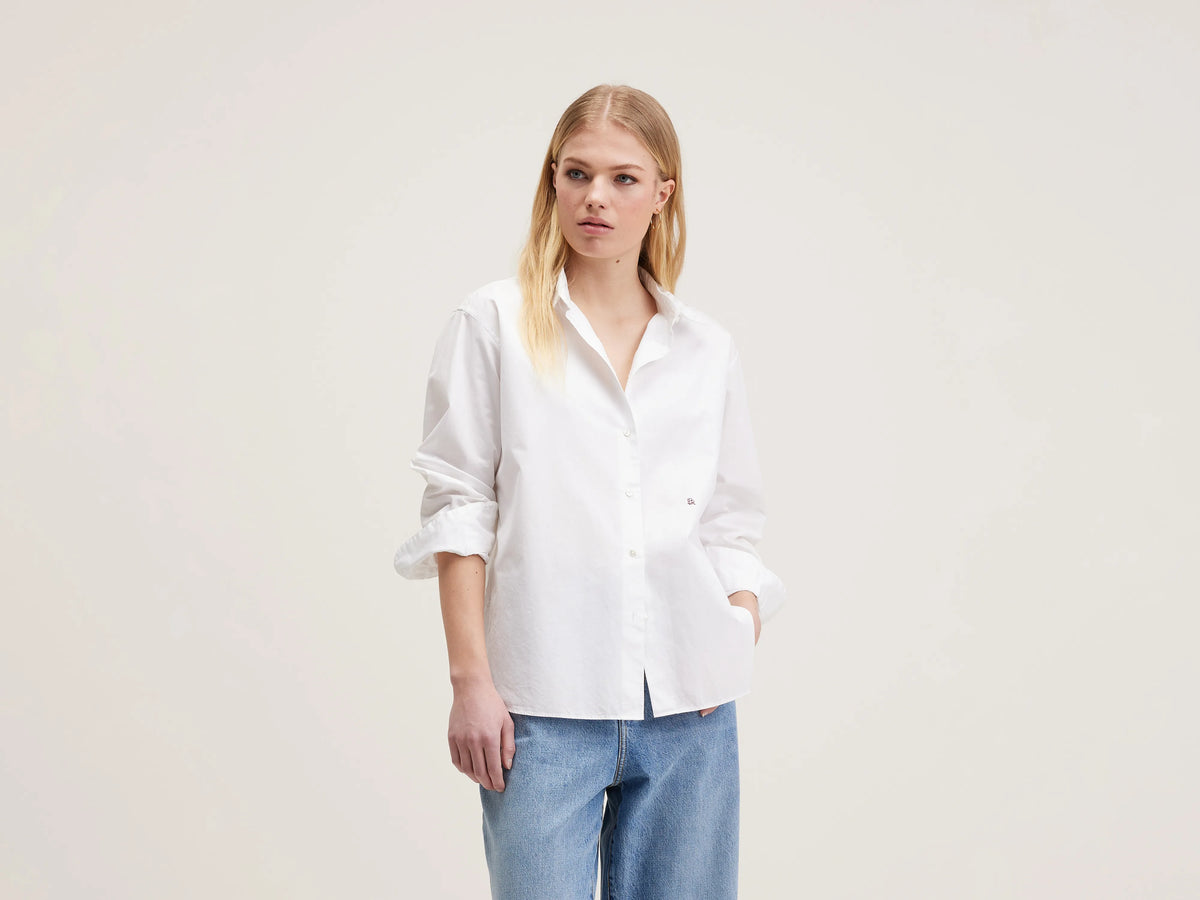 Chemise en popeline Gastoo (242 / W / WHITE)