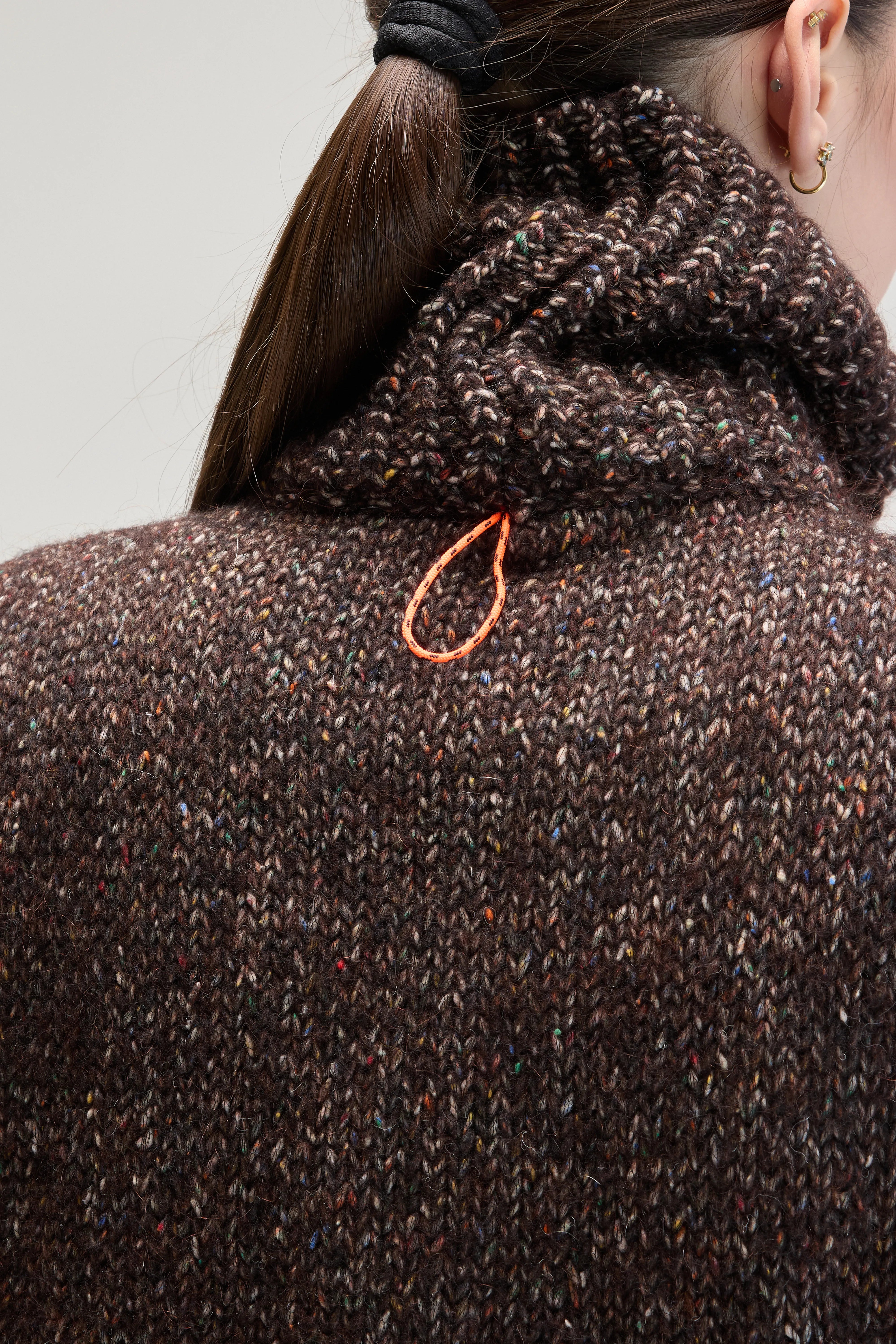 Upcycled Sleeveless Sweater (UPC / W / COFFEE)