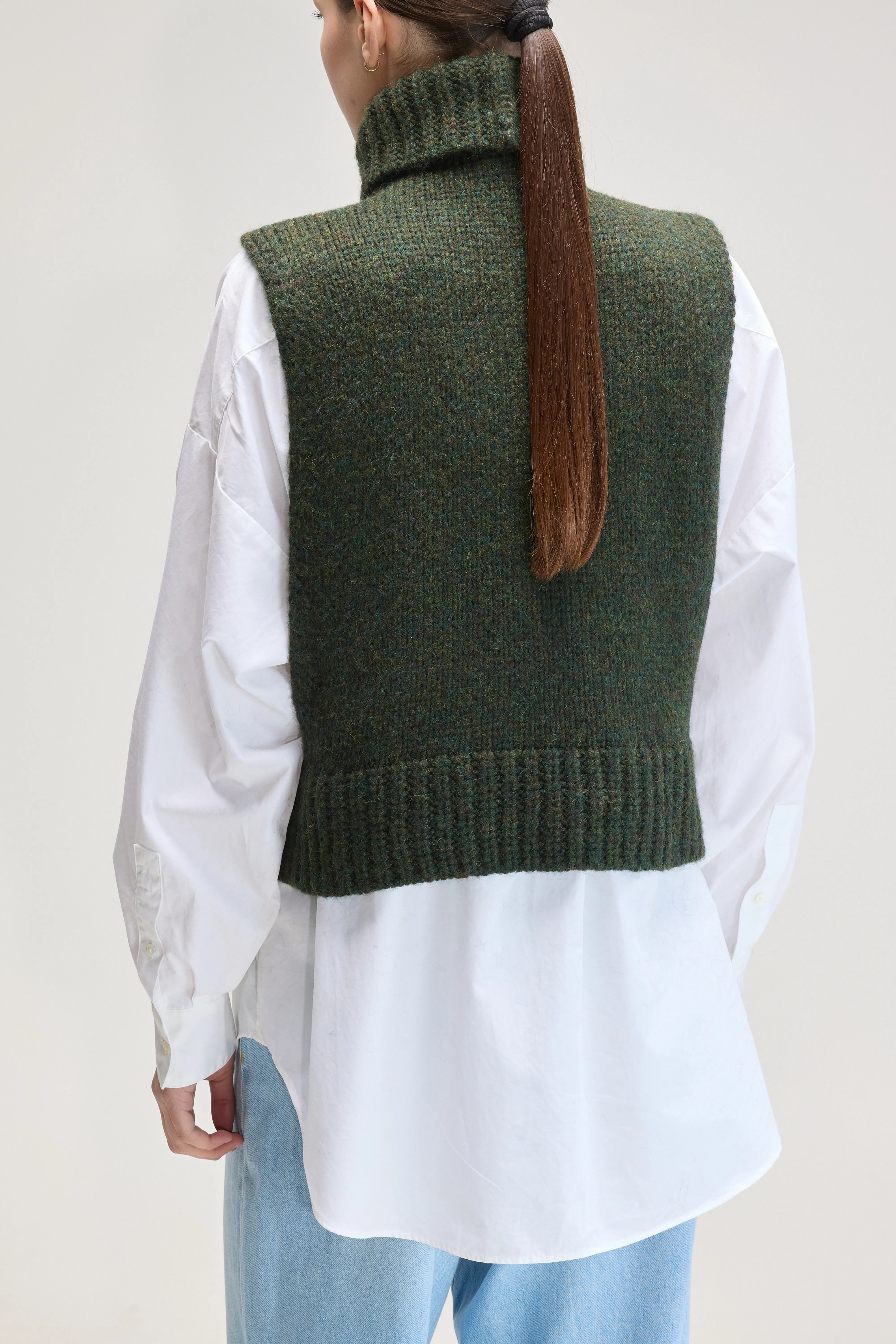 Pull sans manches Upcyclé (UPC / W / KOMBU)