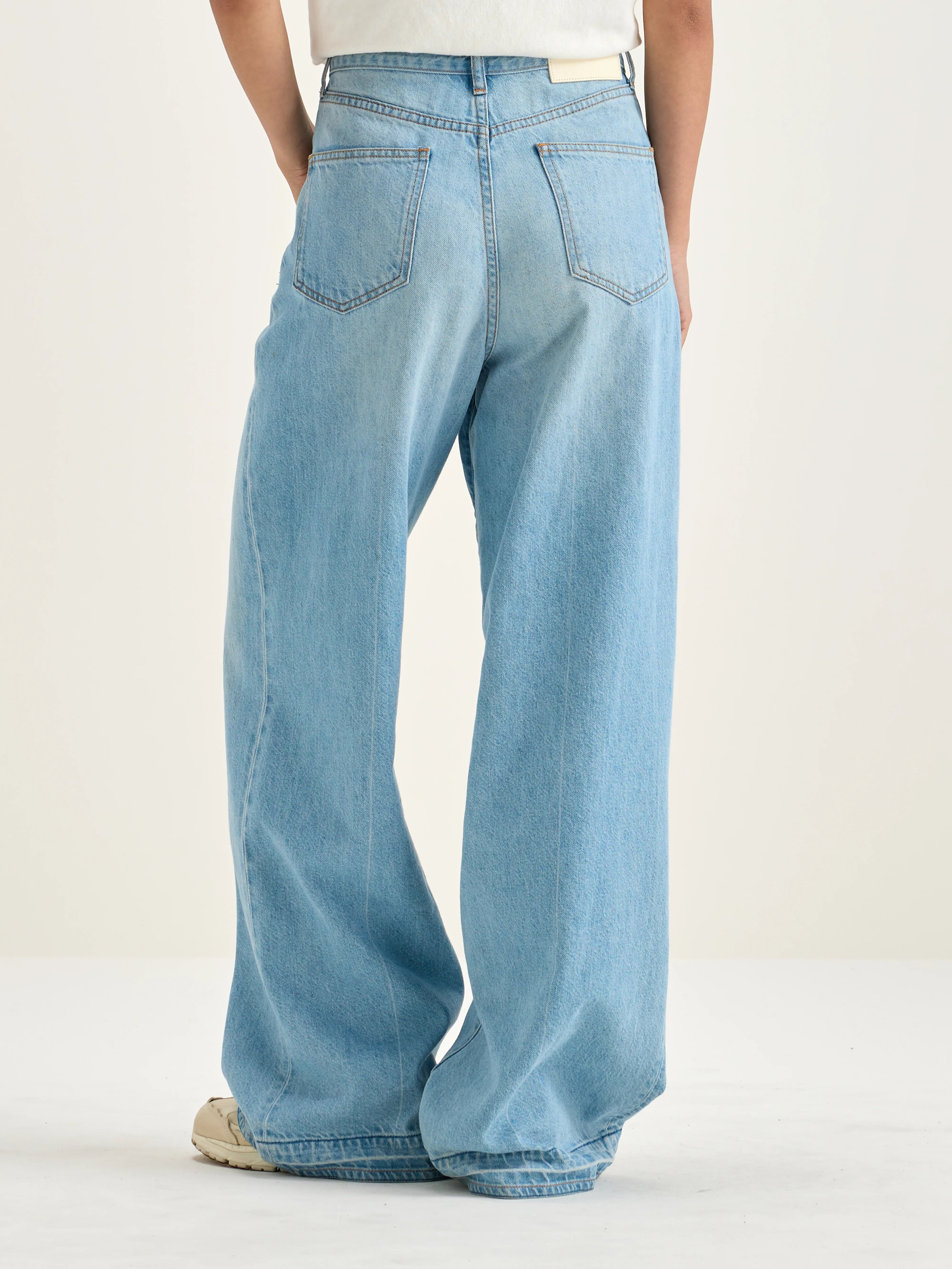 Denim N. 64 wijde jeans (242 / W / VINTAGE LT BLUE)