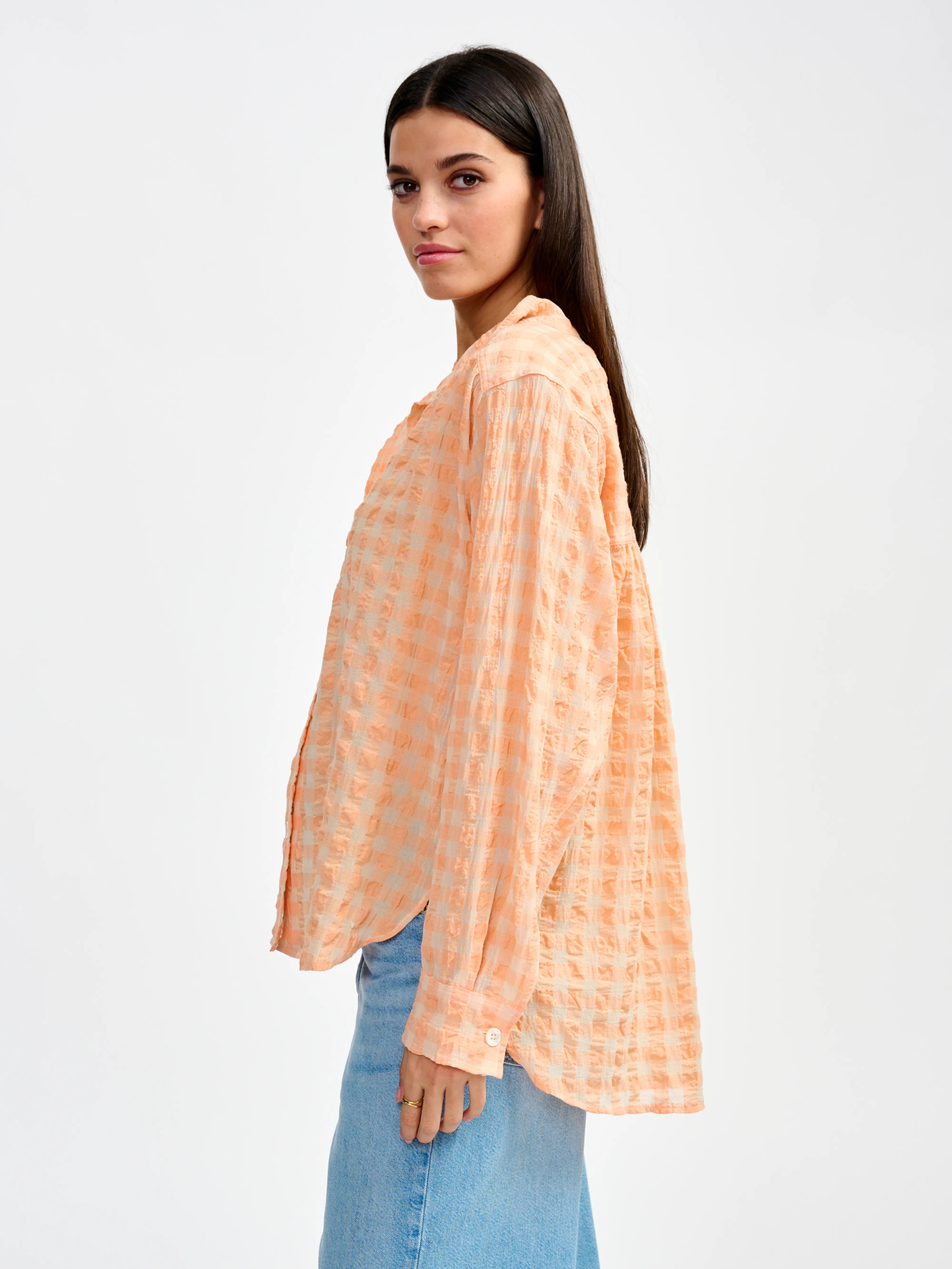 peachy blouse (241 / W / CHECK A)