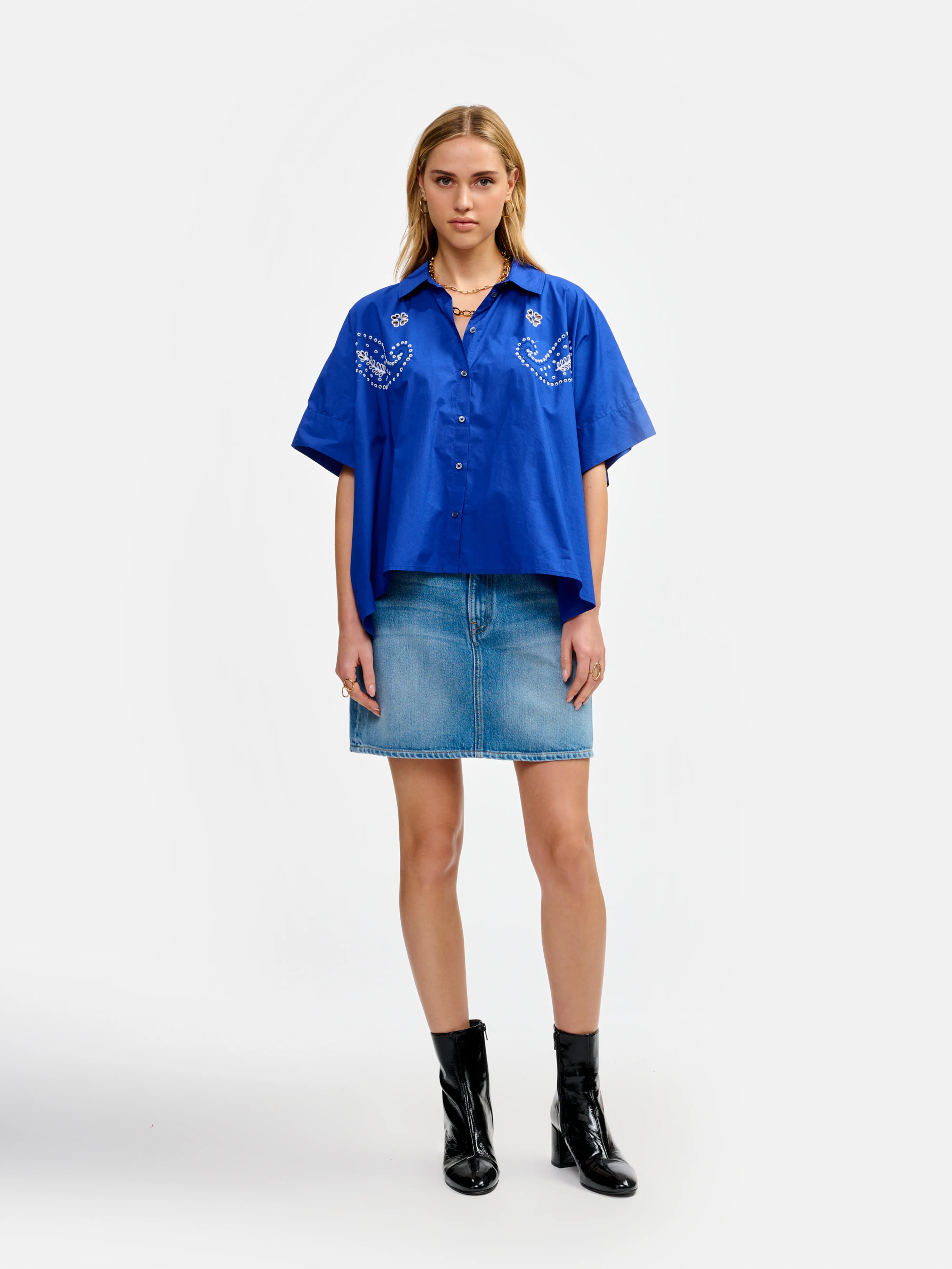 cosmic blouse (241 / W / LAZULI)