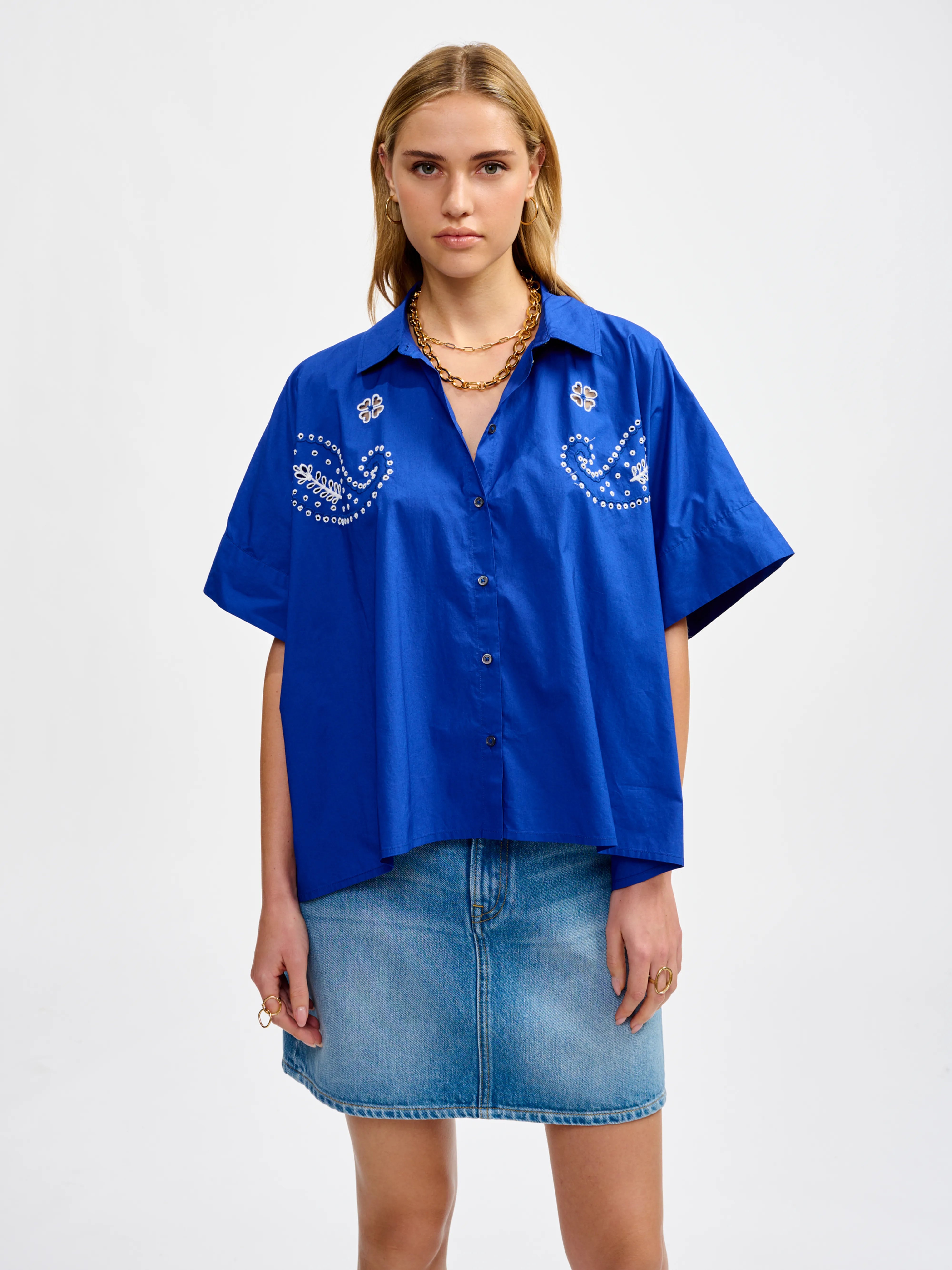 cosmic blouse (241 / W / LAZULI)