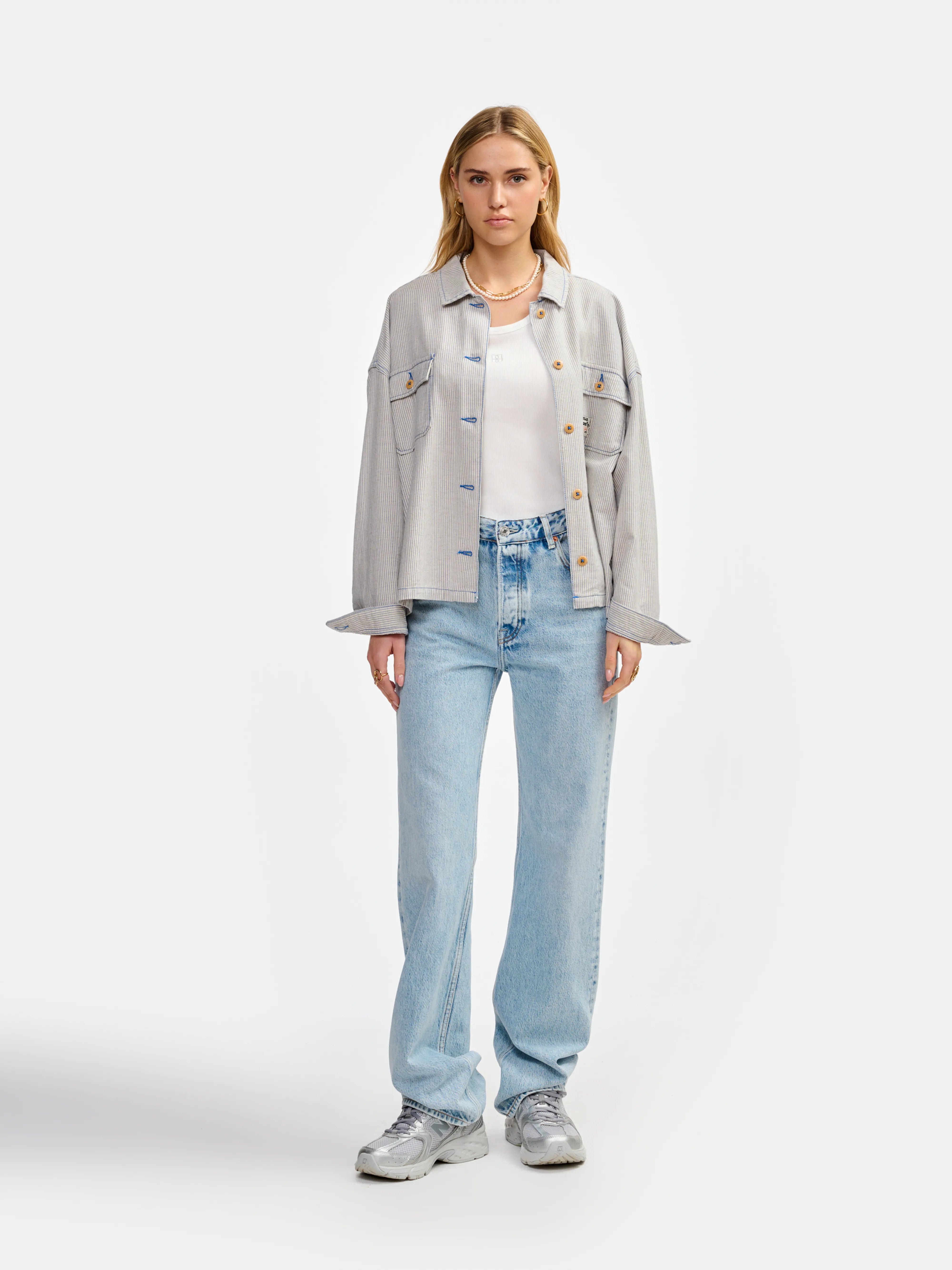 parrish overshirt (241 / W / STRIPE A)