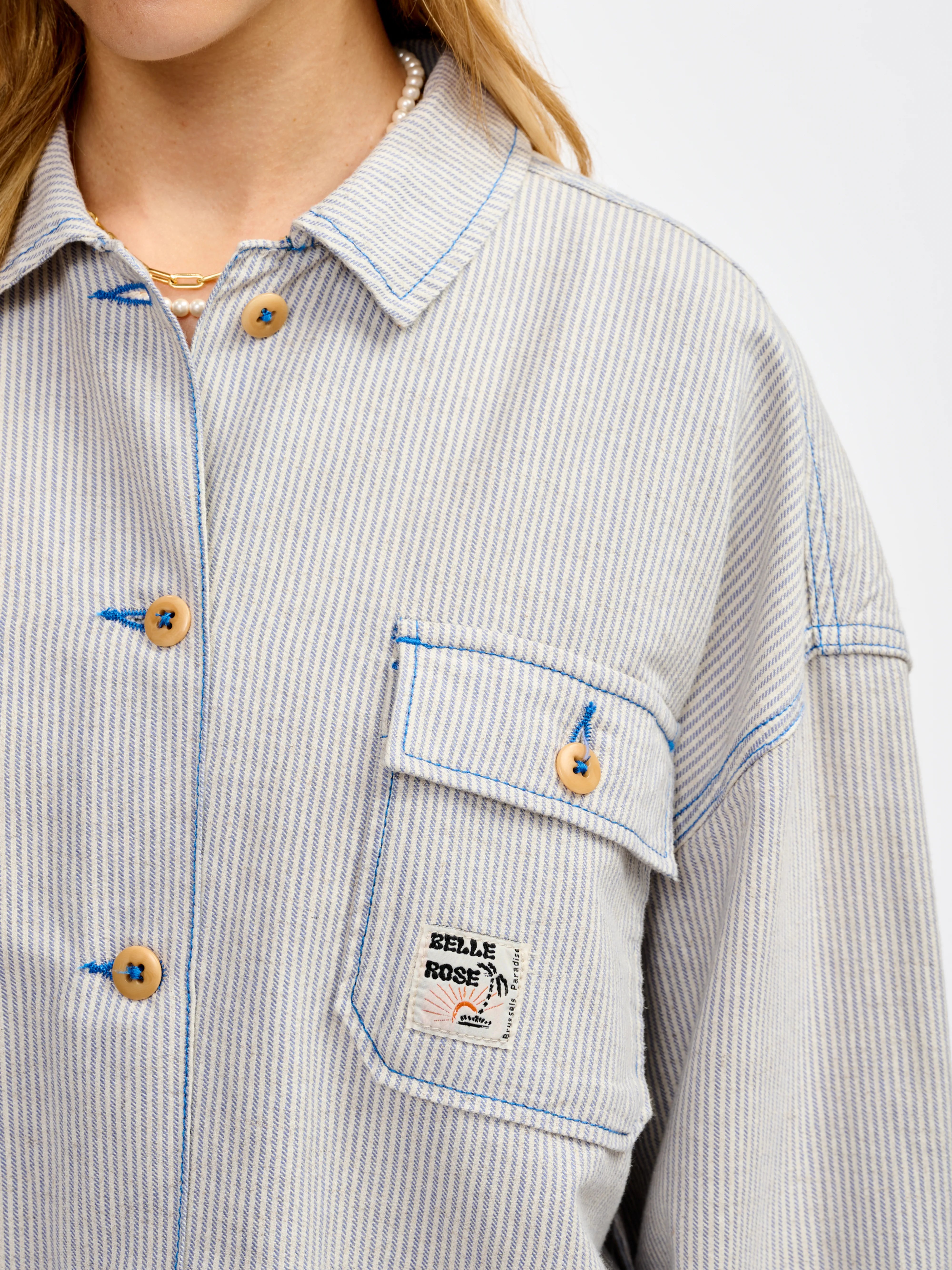parrish overshirt (241 / W / STRIPE A)