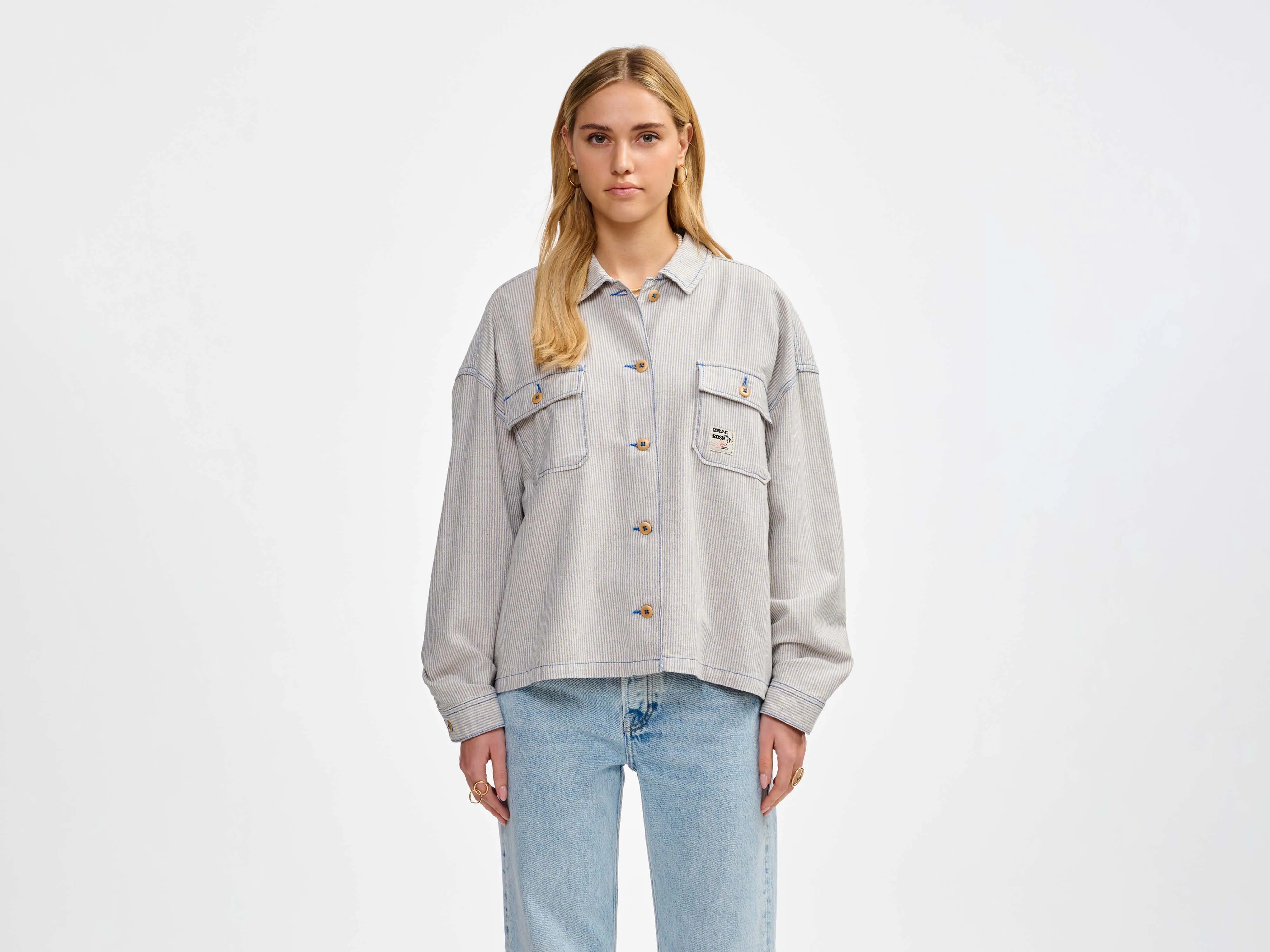 parrish overshirt (241 / W / STRIPE A)