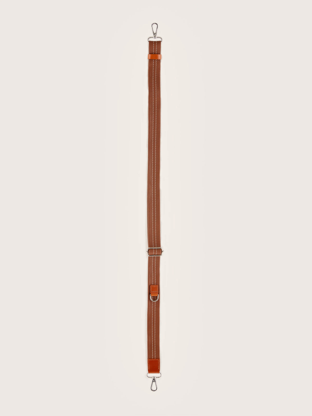 Sogo verstelbare leren strap (251 / W / COGNAC)