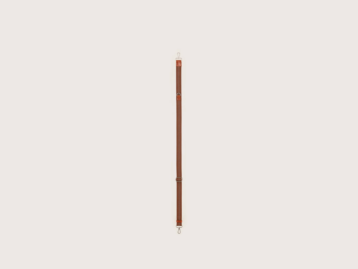 Sogo adjustable leather strap (251 / W / COGNAC)