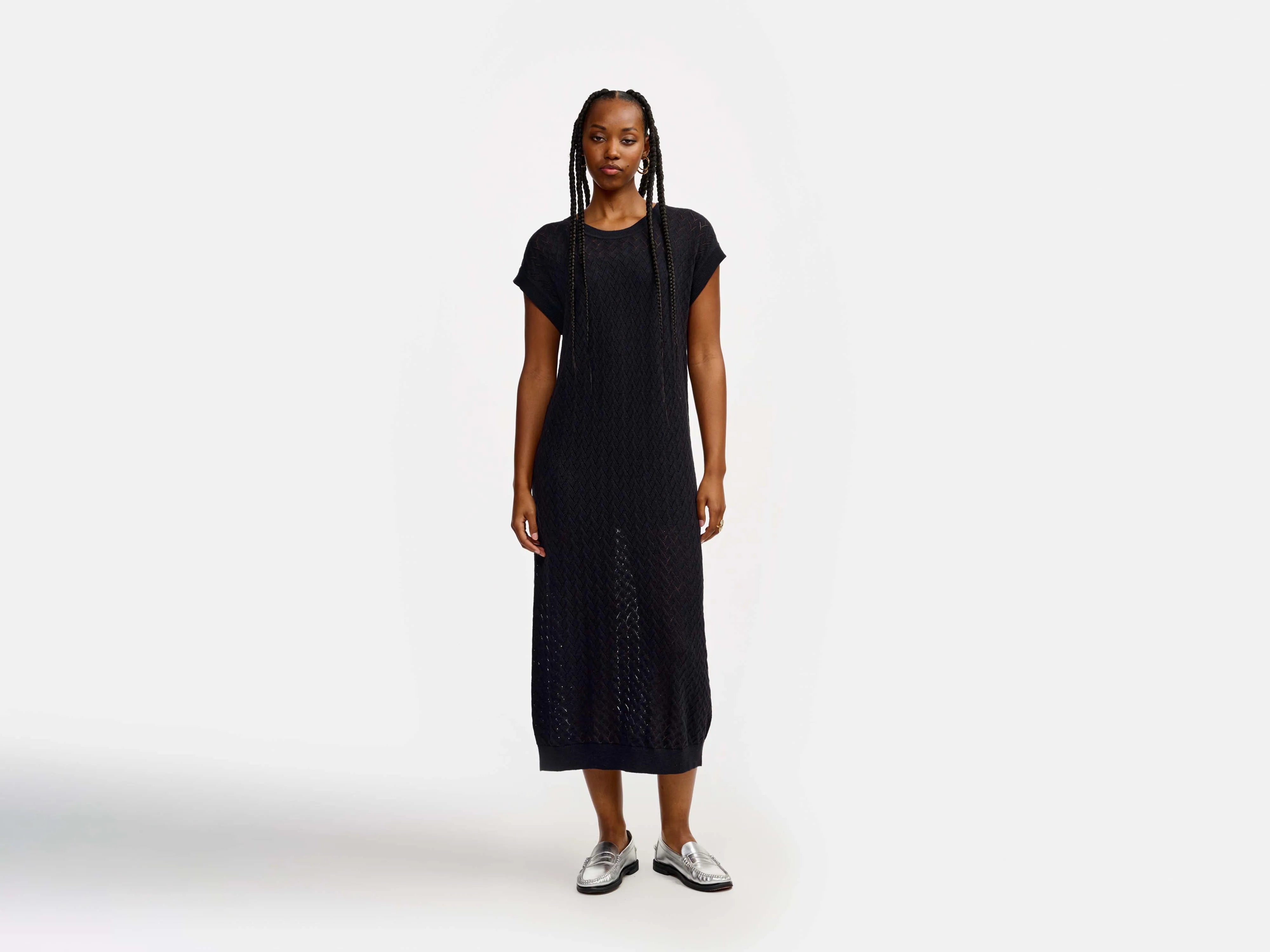 gopmi jurk (241 / W / OFF BLACK)