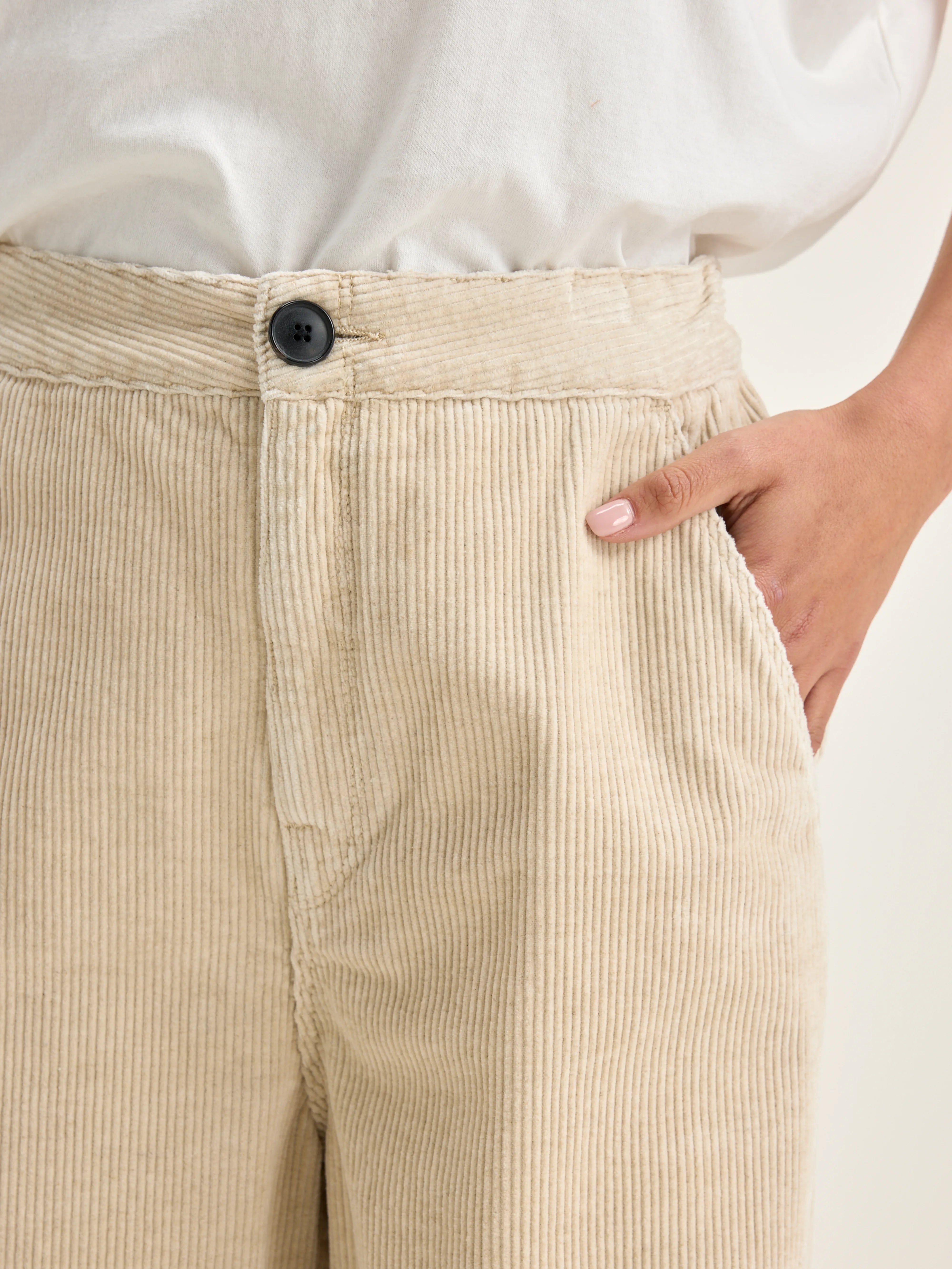 Pantalon décontracté Pasop (242 / W / CALCAIRE)