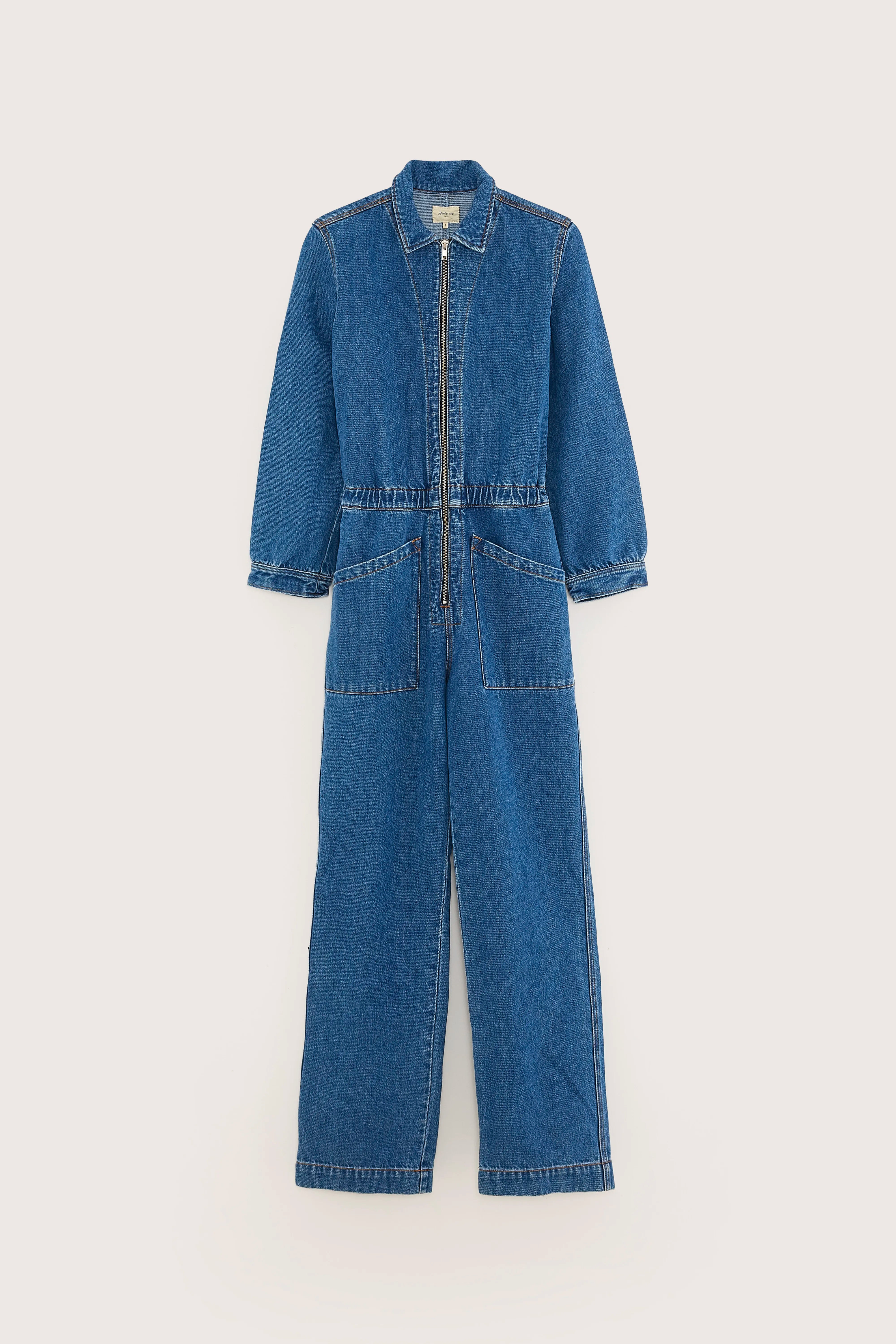 Poster denim jumpsuit (242 / W / USED BLUE)