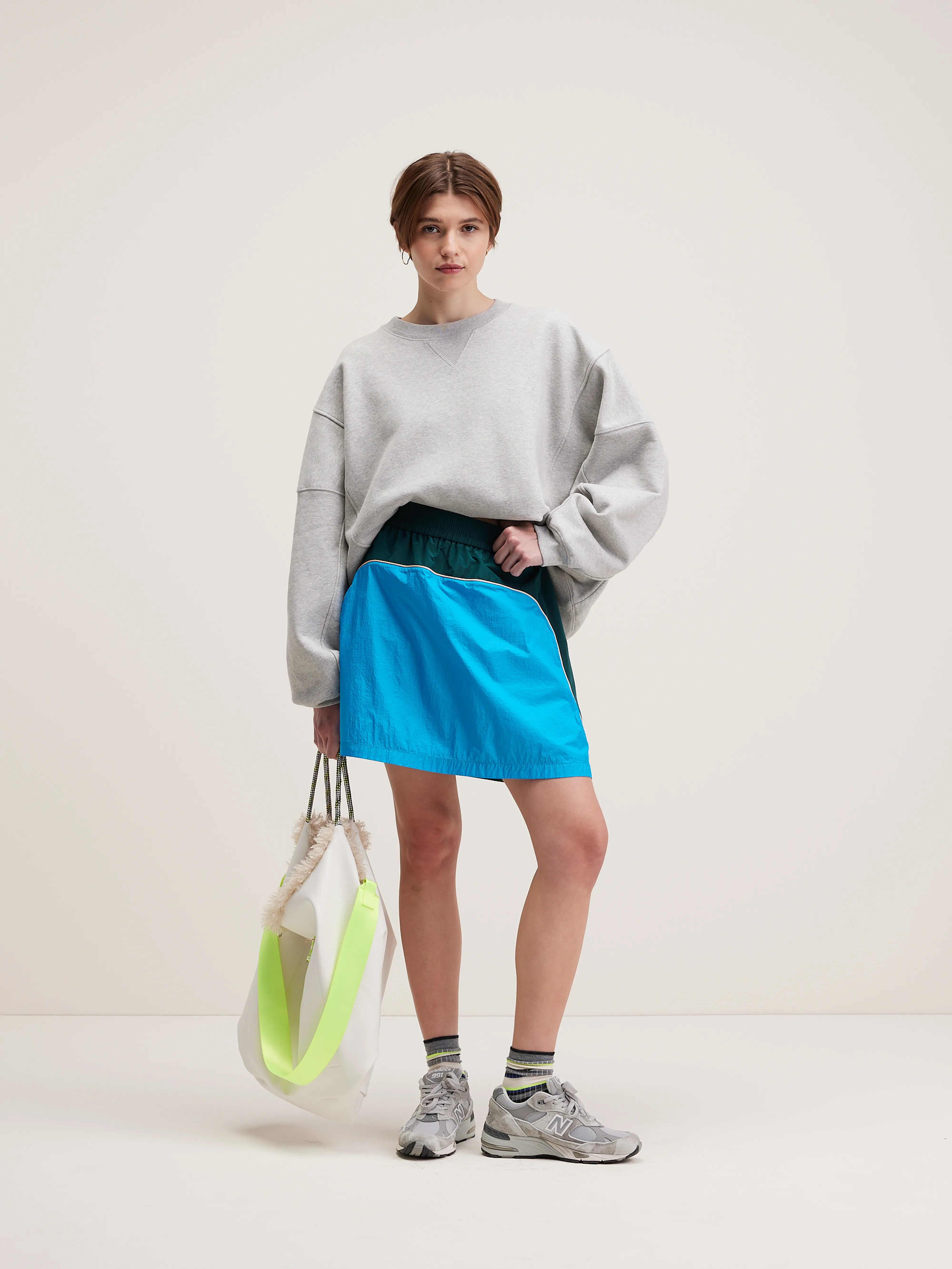 Honia midi skater skirt (242 / W / GARDENIA)