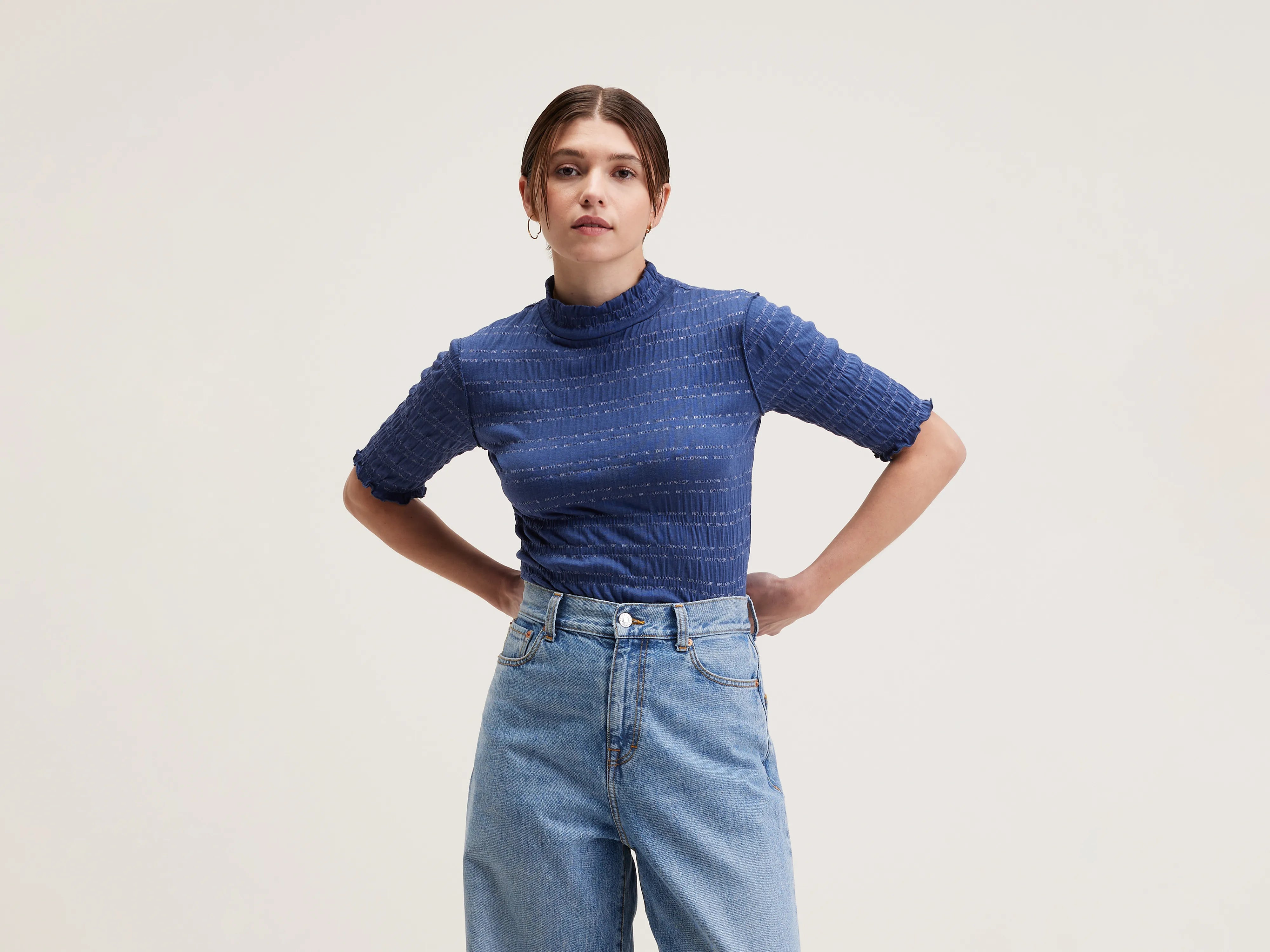 T-shirt slim Vizsla (242 / W / STRIPE B)