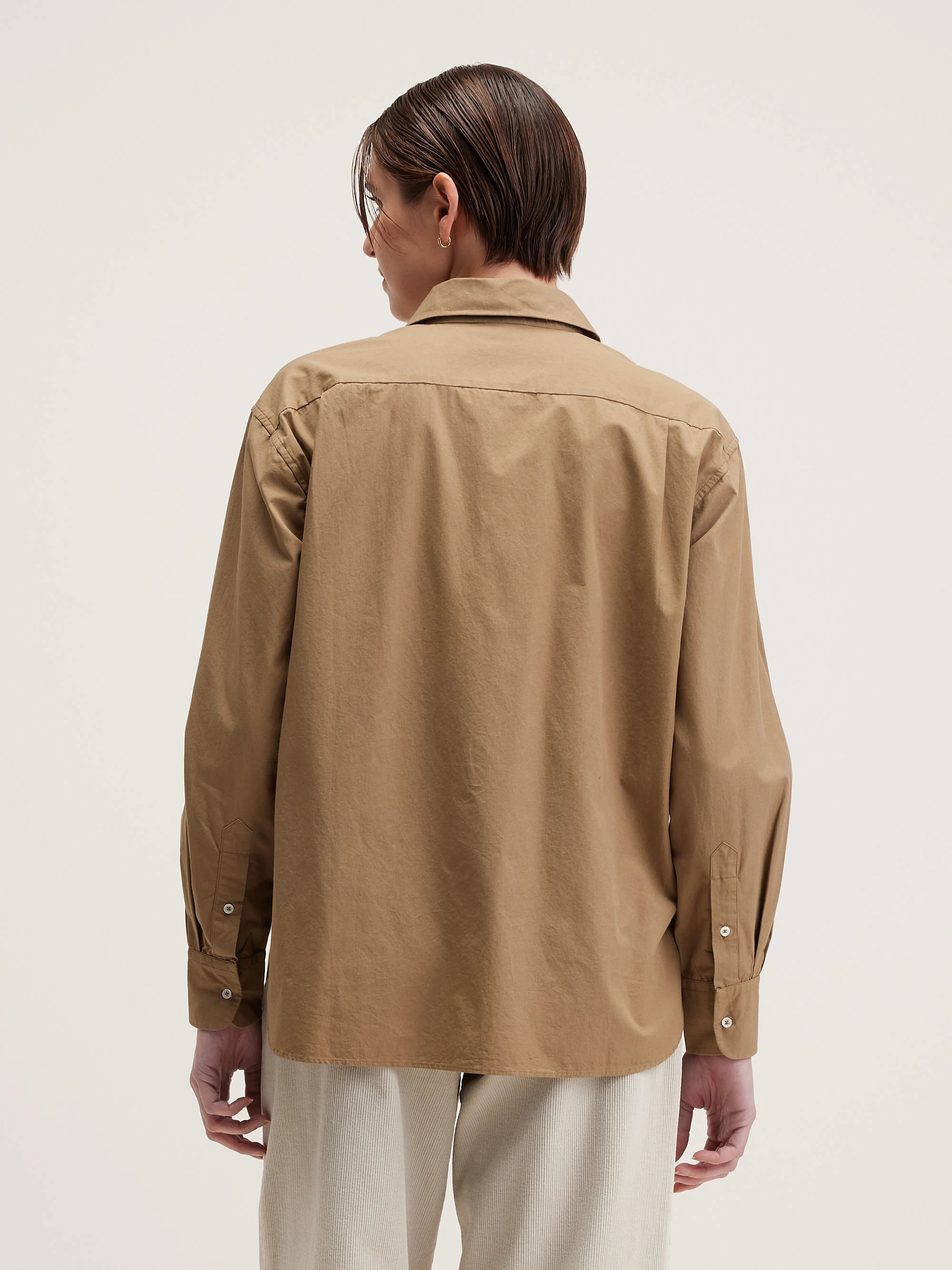 Gastoo poplin shirt (242 / W / TAN)