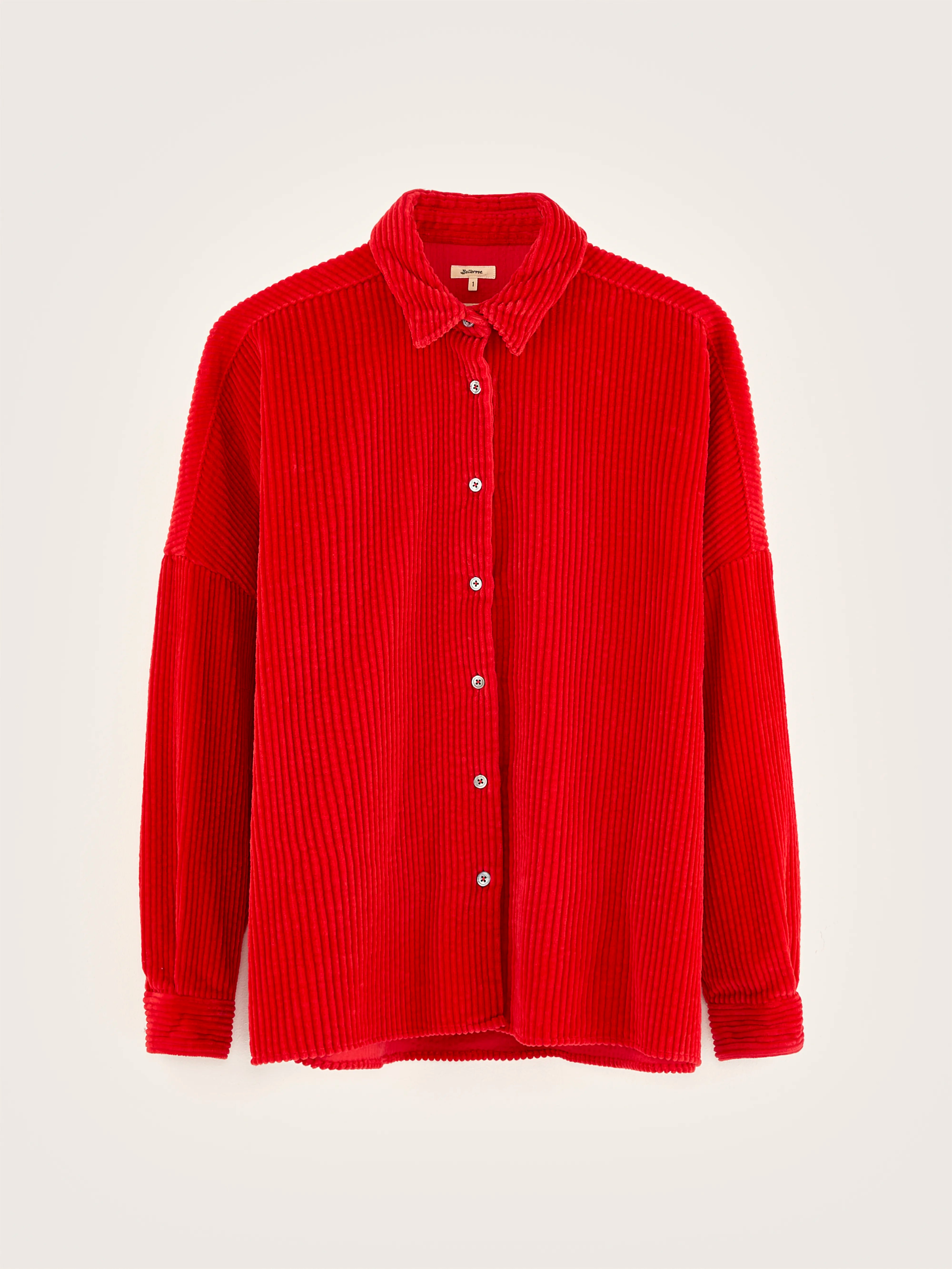 Chemise en velours côtelé Ginna (242 / W / SANGUINE)