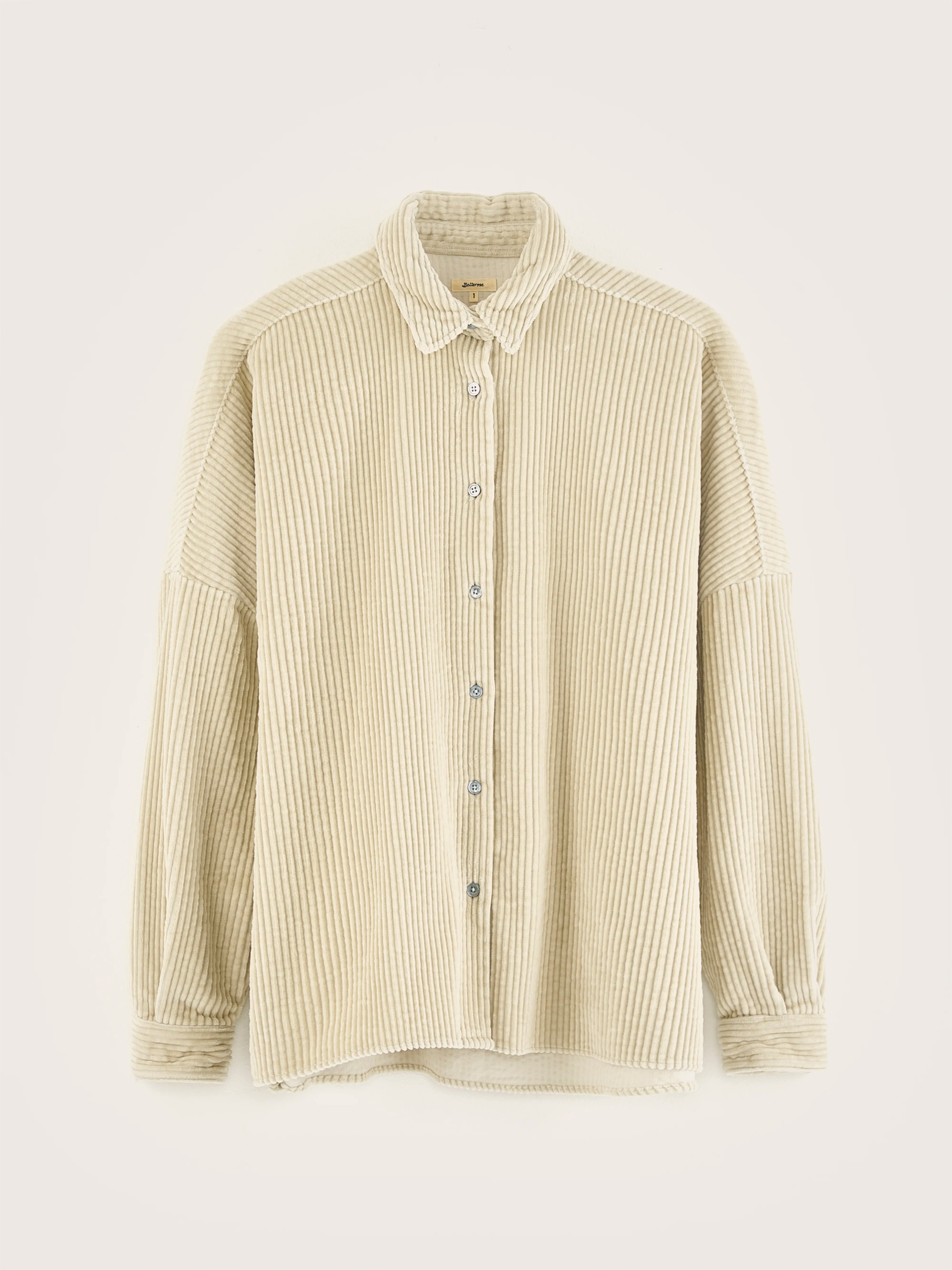 Chemise en velours côtelé Ginna (242 / W / CRAIE)