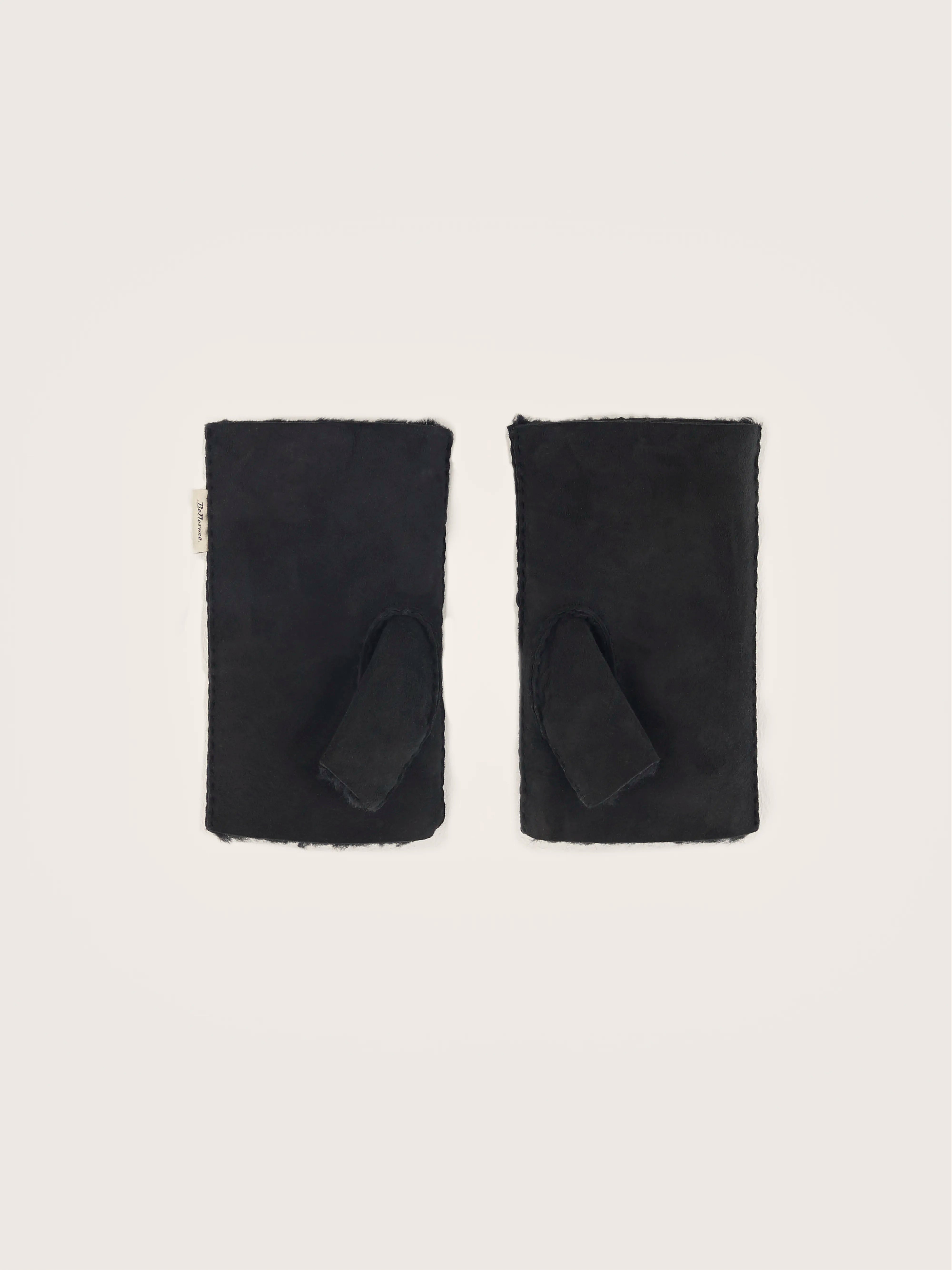 Gants en cuir Manhok (251 / W / BLACK)