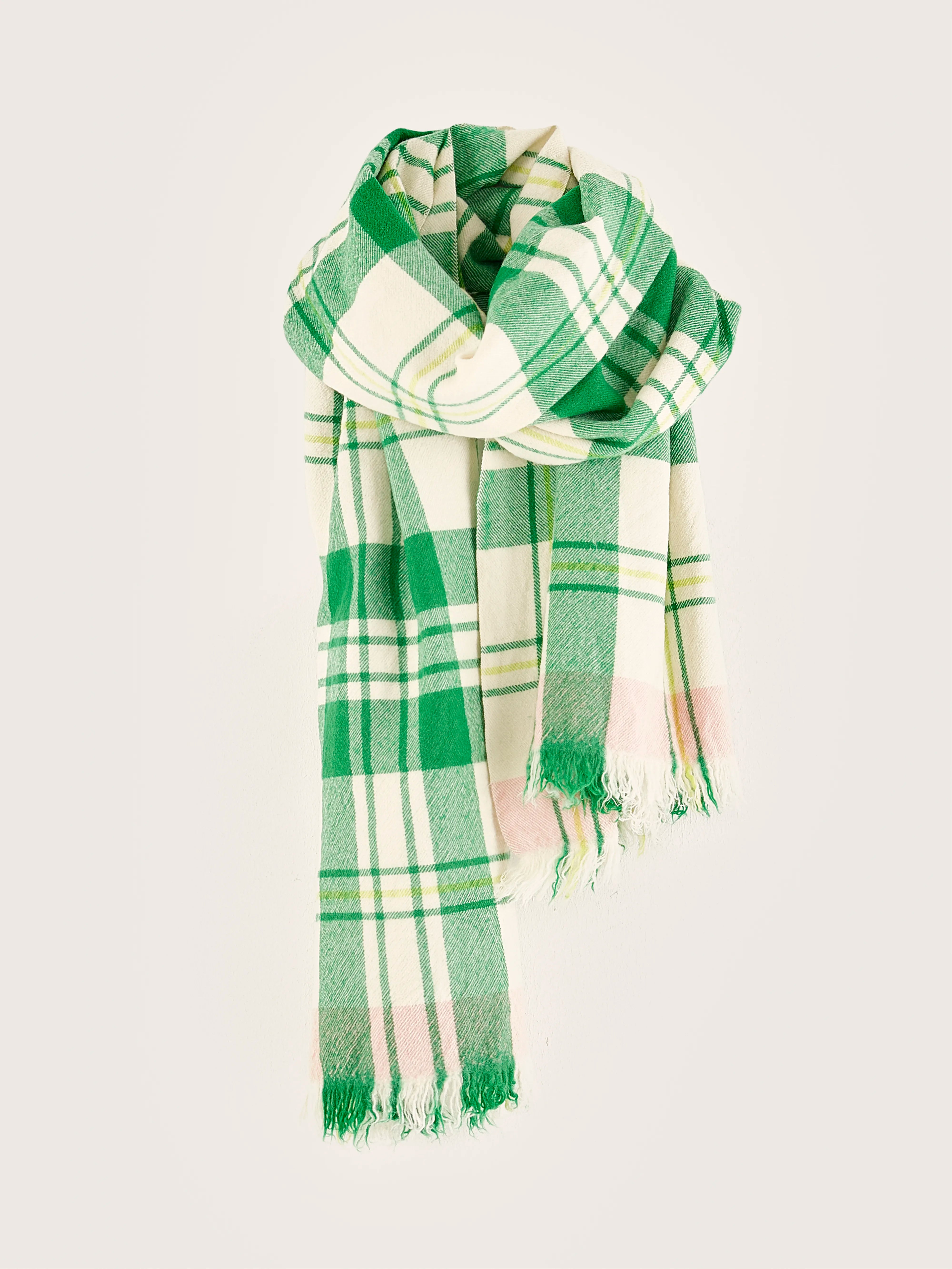 Side checked scarf (242 / W / CHECK F)