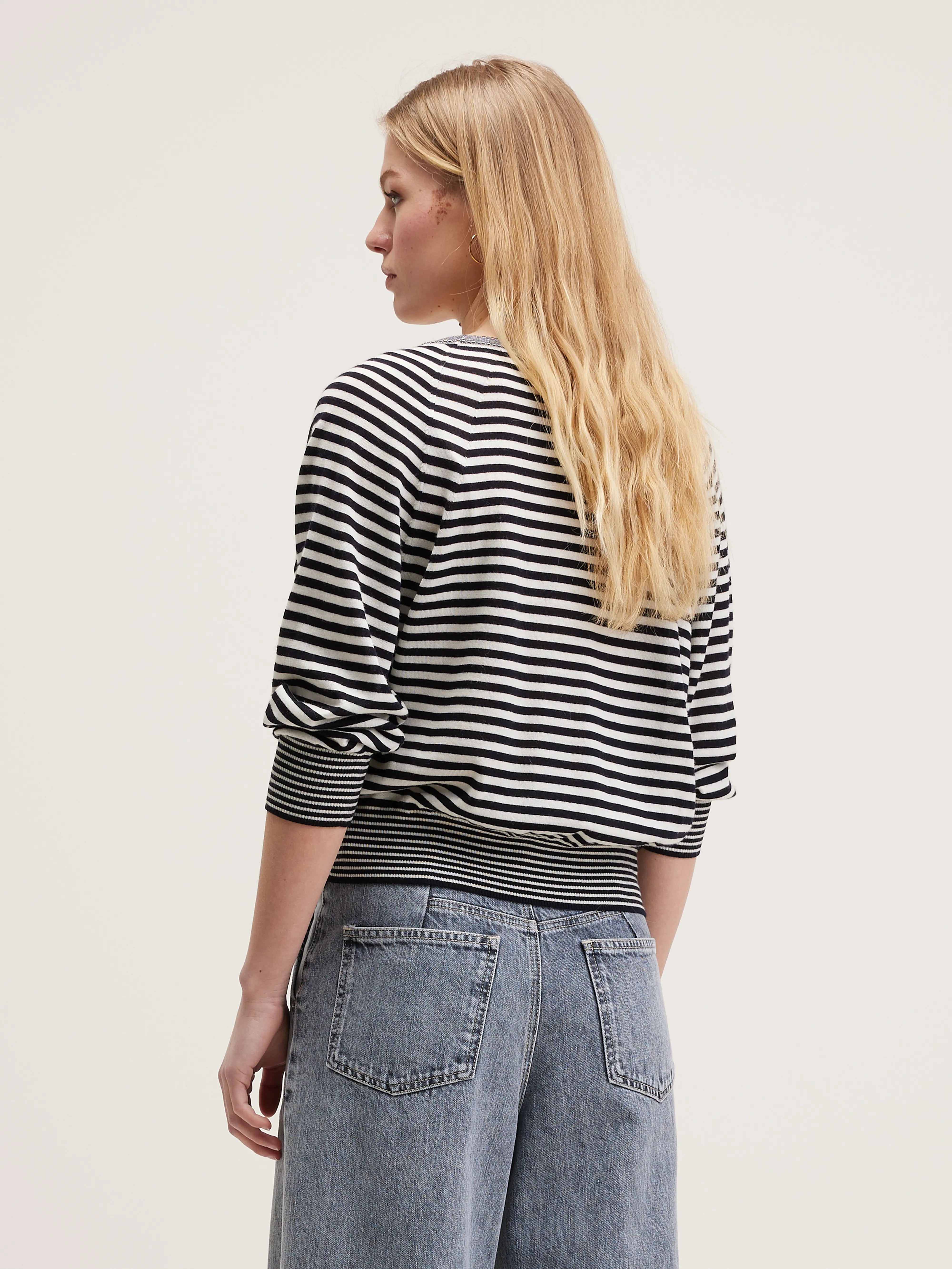 Aloty wool sweater (242 / W / STRIPE A)