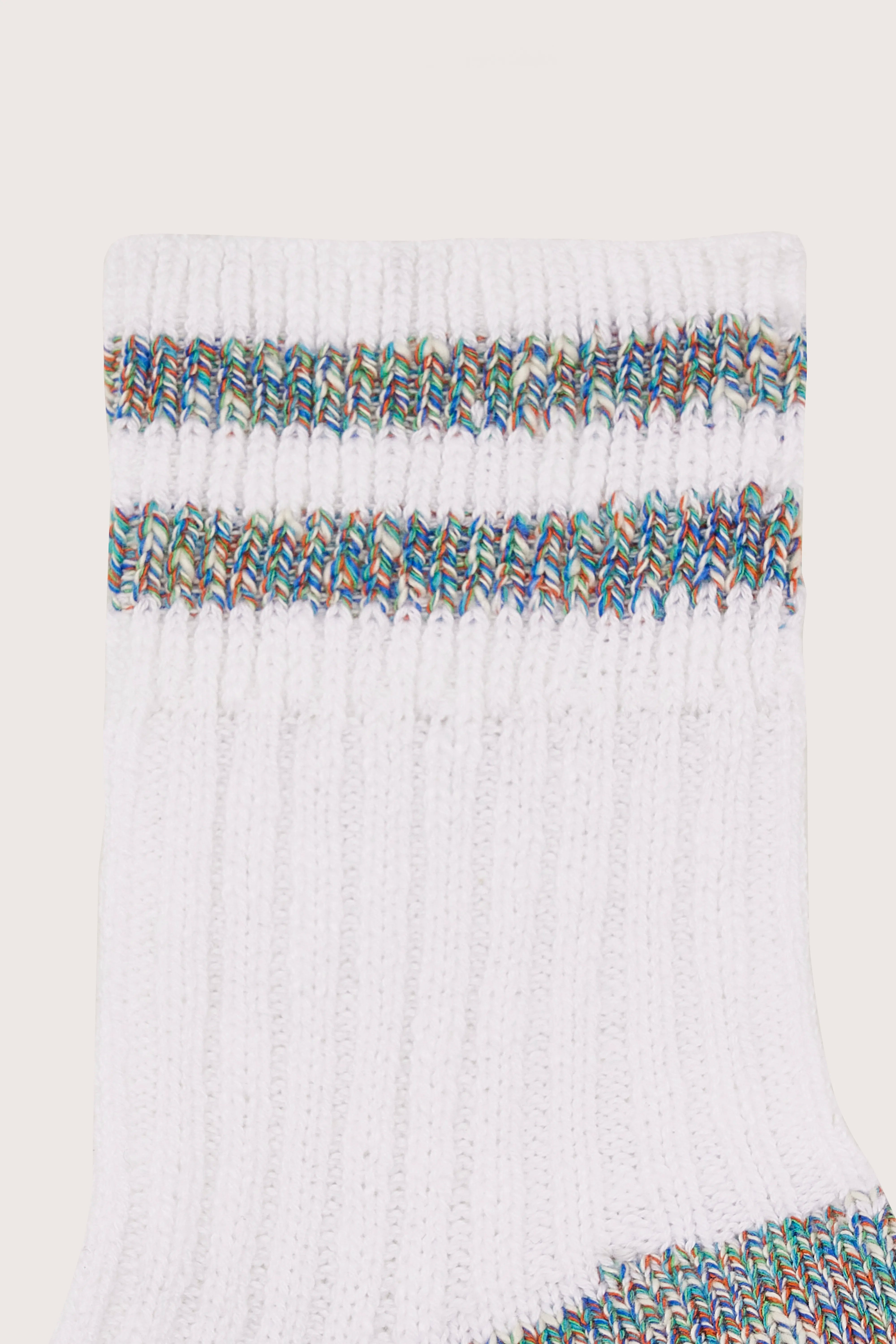 Bunt crew sokken (251 / W / WHITE)