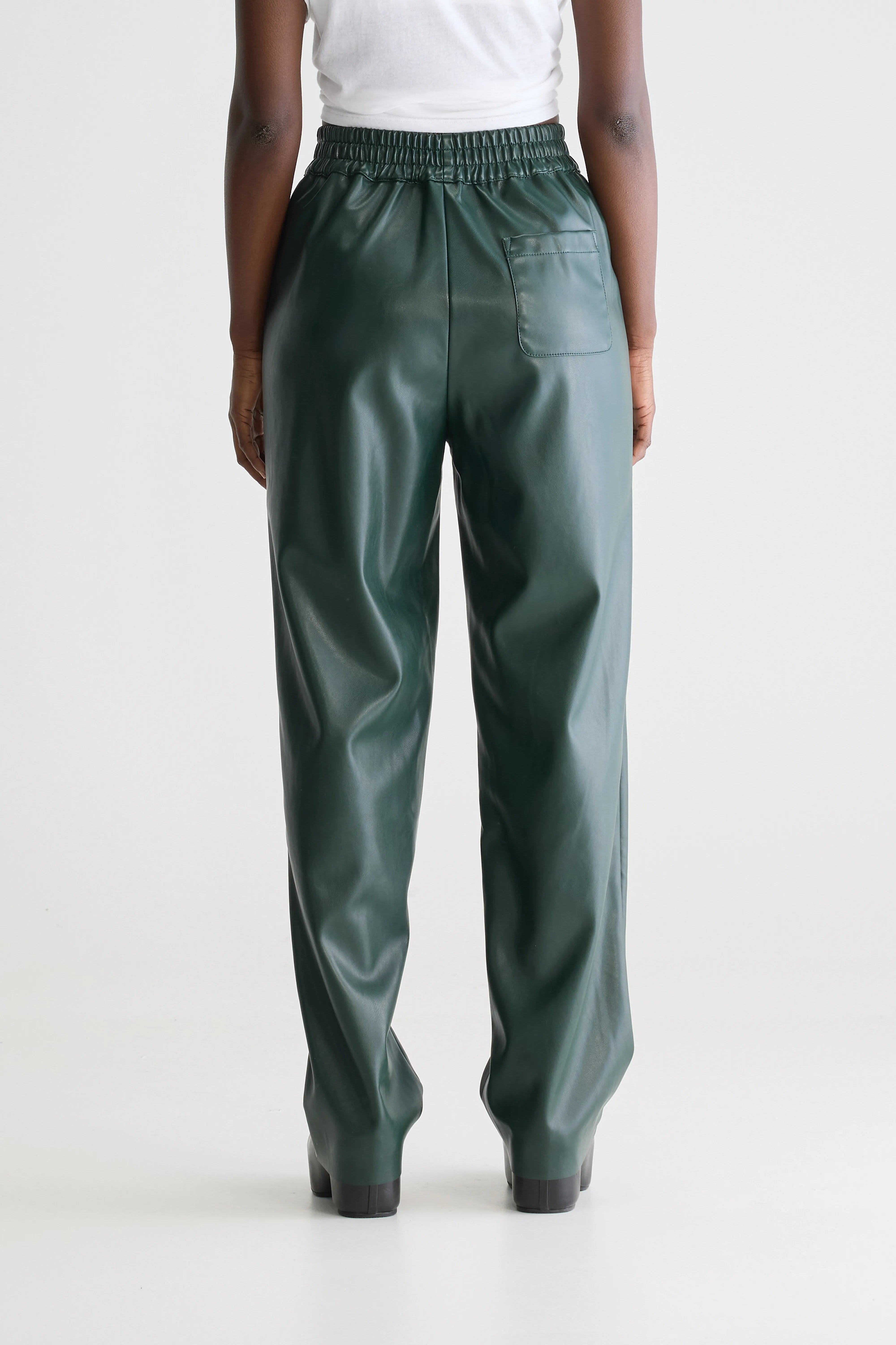 Janda broek van imitatieleer (251 / W / HUNTER)