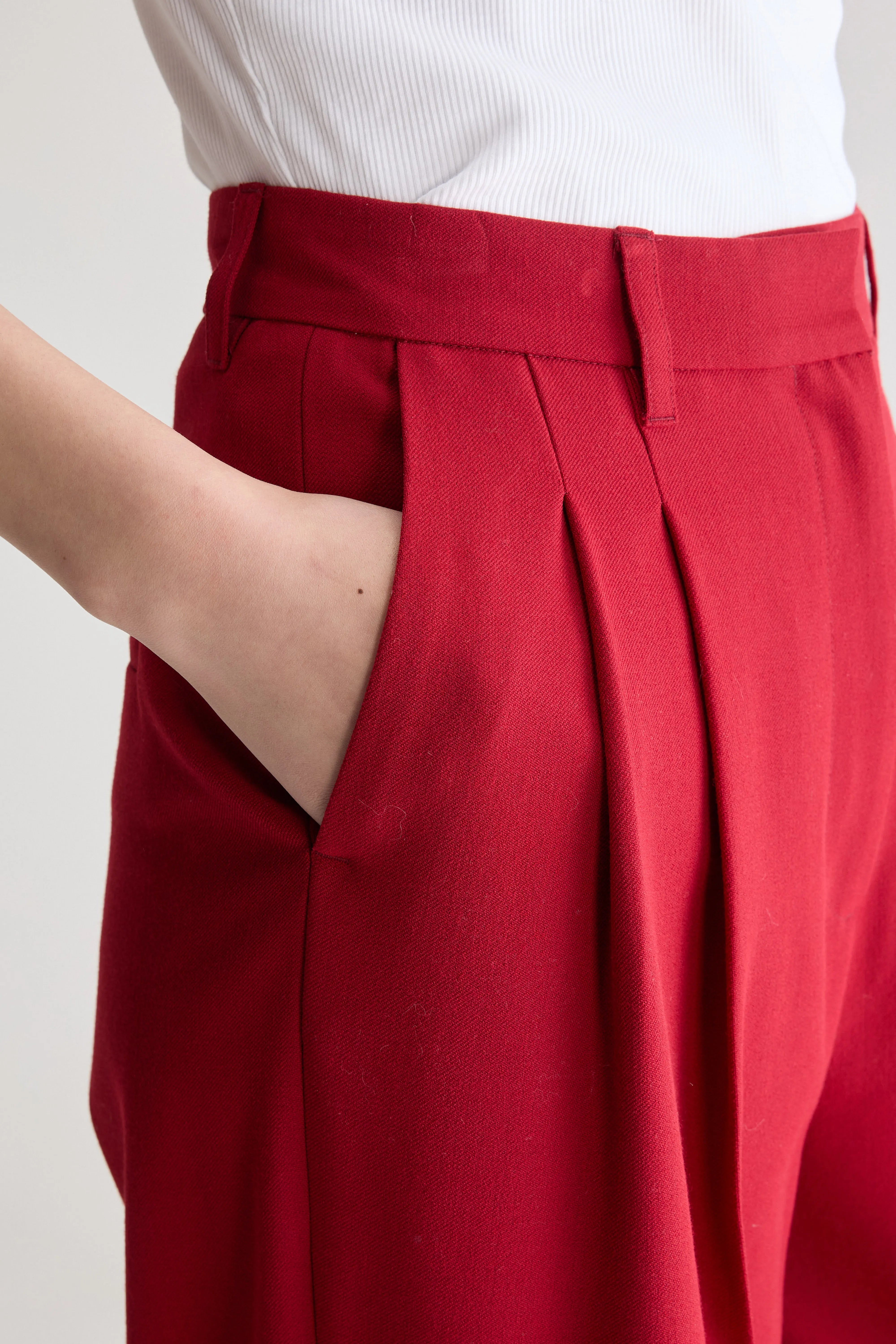 Dominic tailored broek (251 / W / PALISSANDRE)