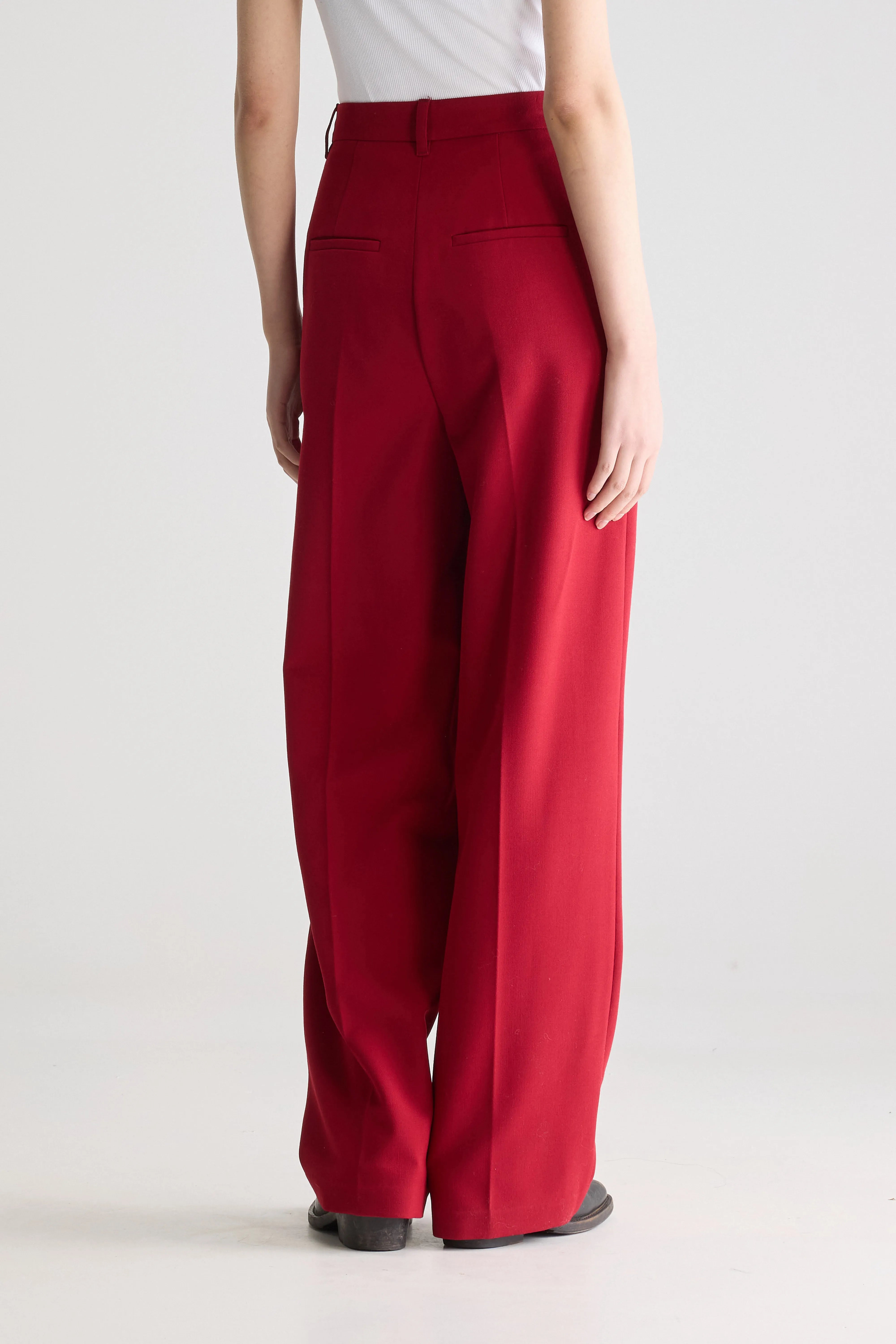 Dominic tailored broek (251 / W / PALISSANDRE)