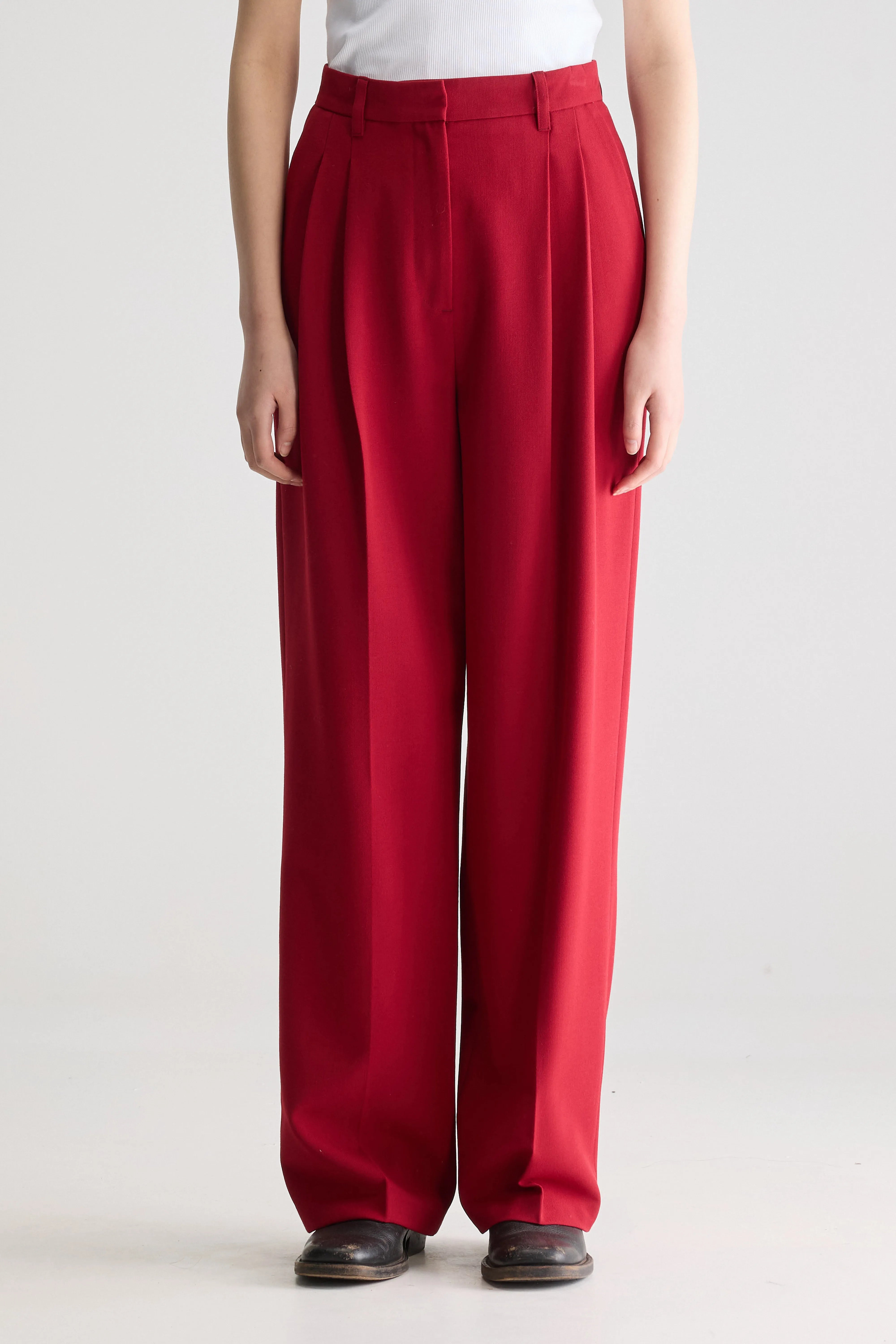 Dominic tailored broek (251 / W / PALISSANDRE)