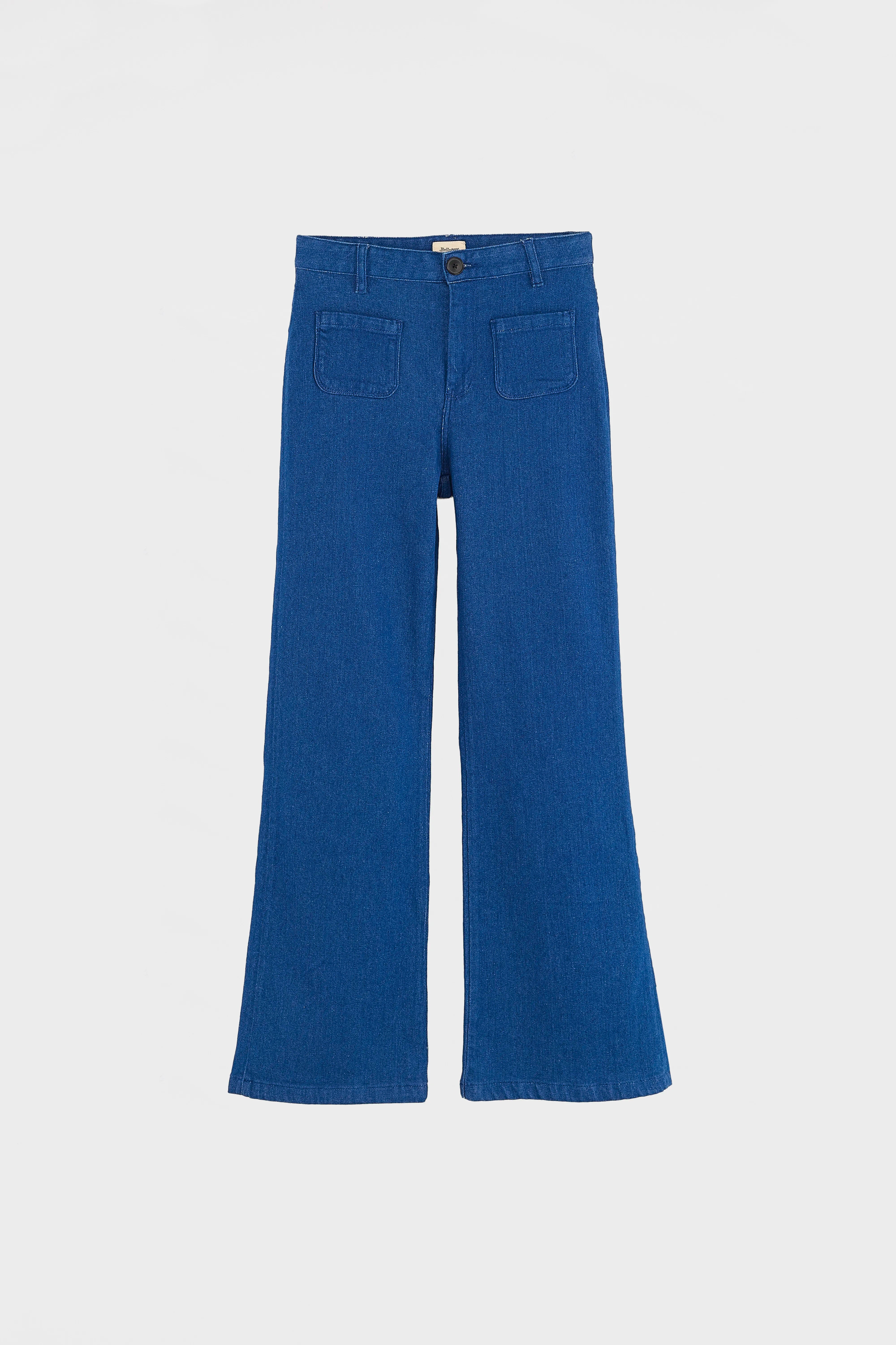 Park flared washed denim trousers (242 / W / ONE WASH)