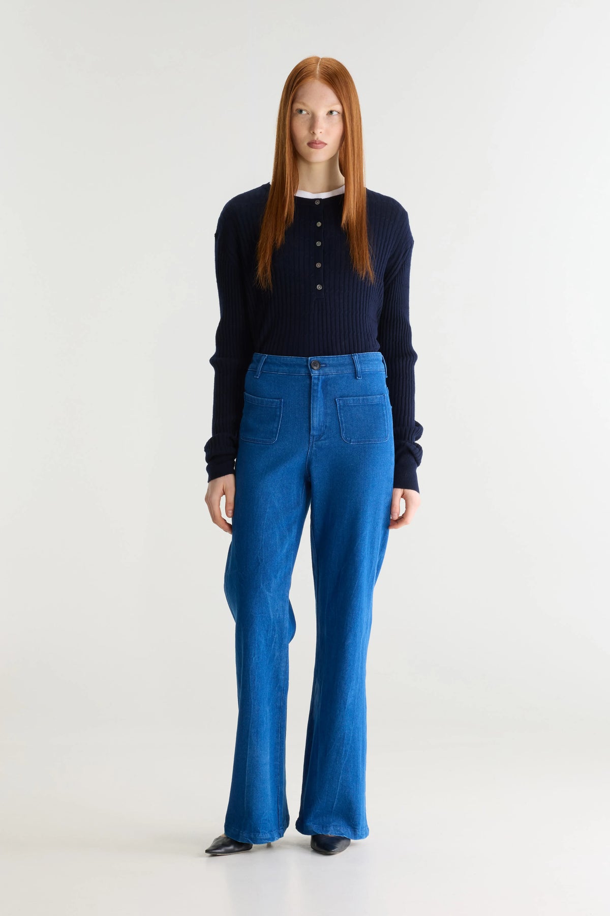 Pantalon évasé Park (242 / W / ONE WASH)