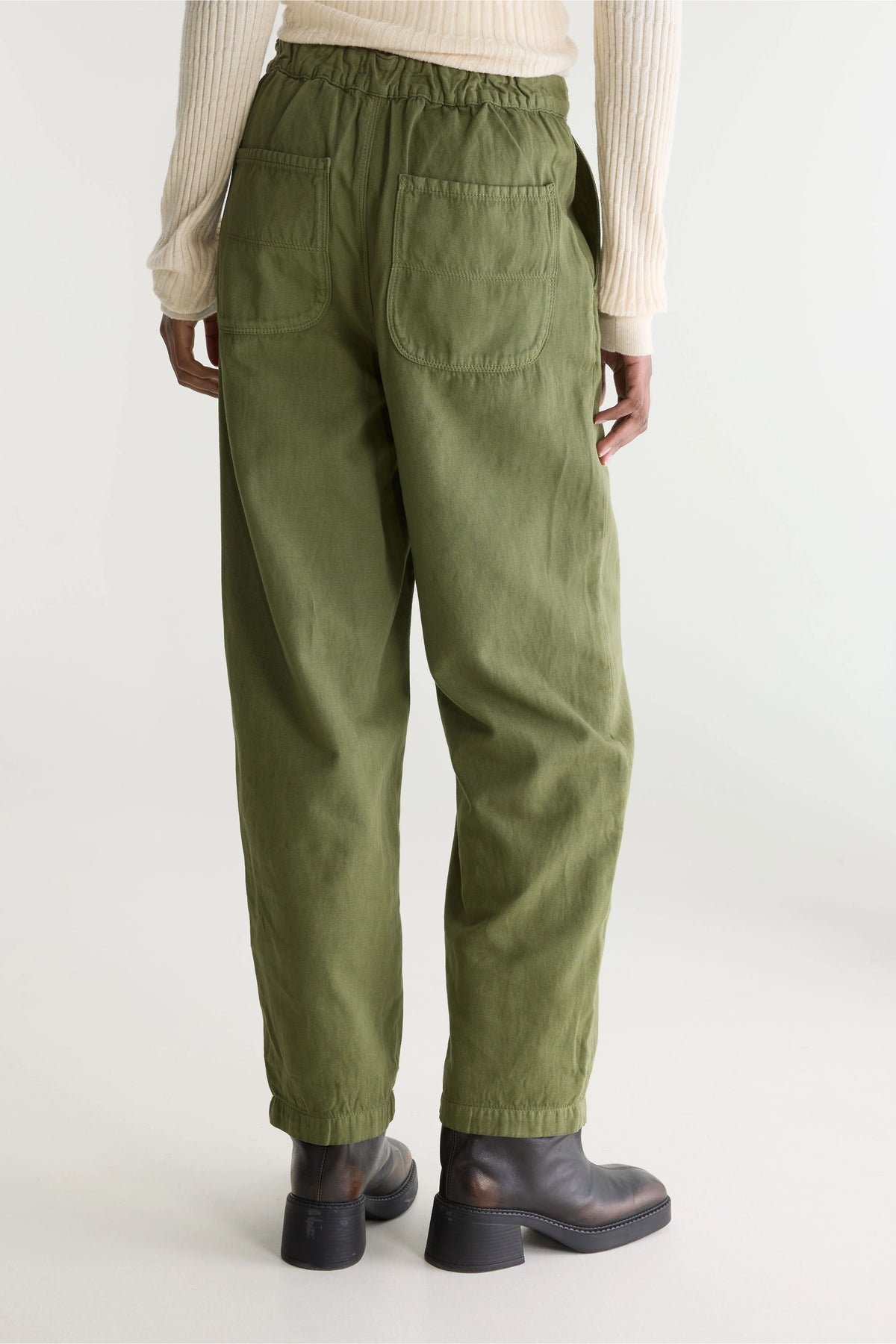 Pasop relaxed trousers (252 / W / ARMY)