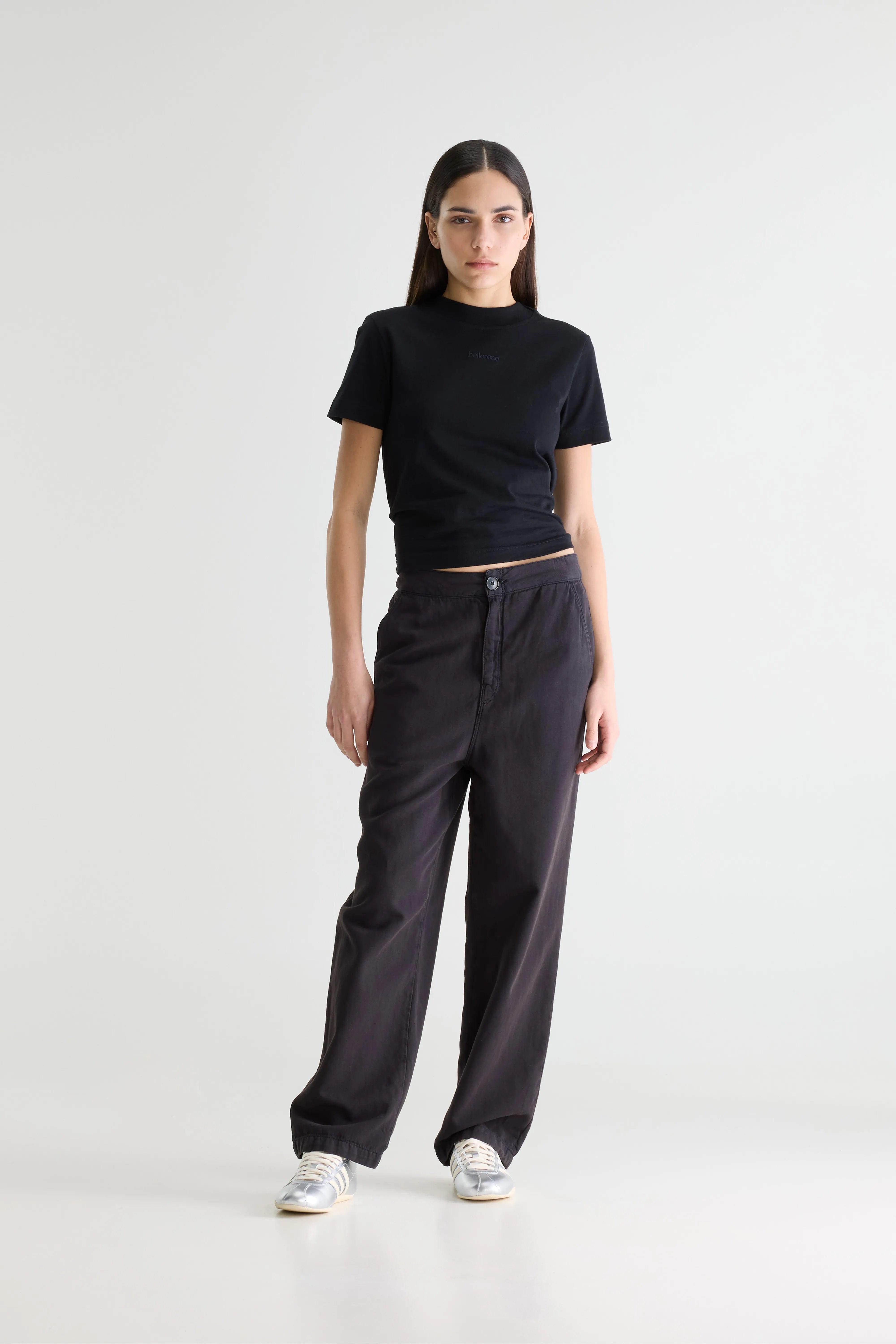 Pasop relaxed trousers (252 / W / OFF BLACK)