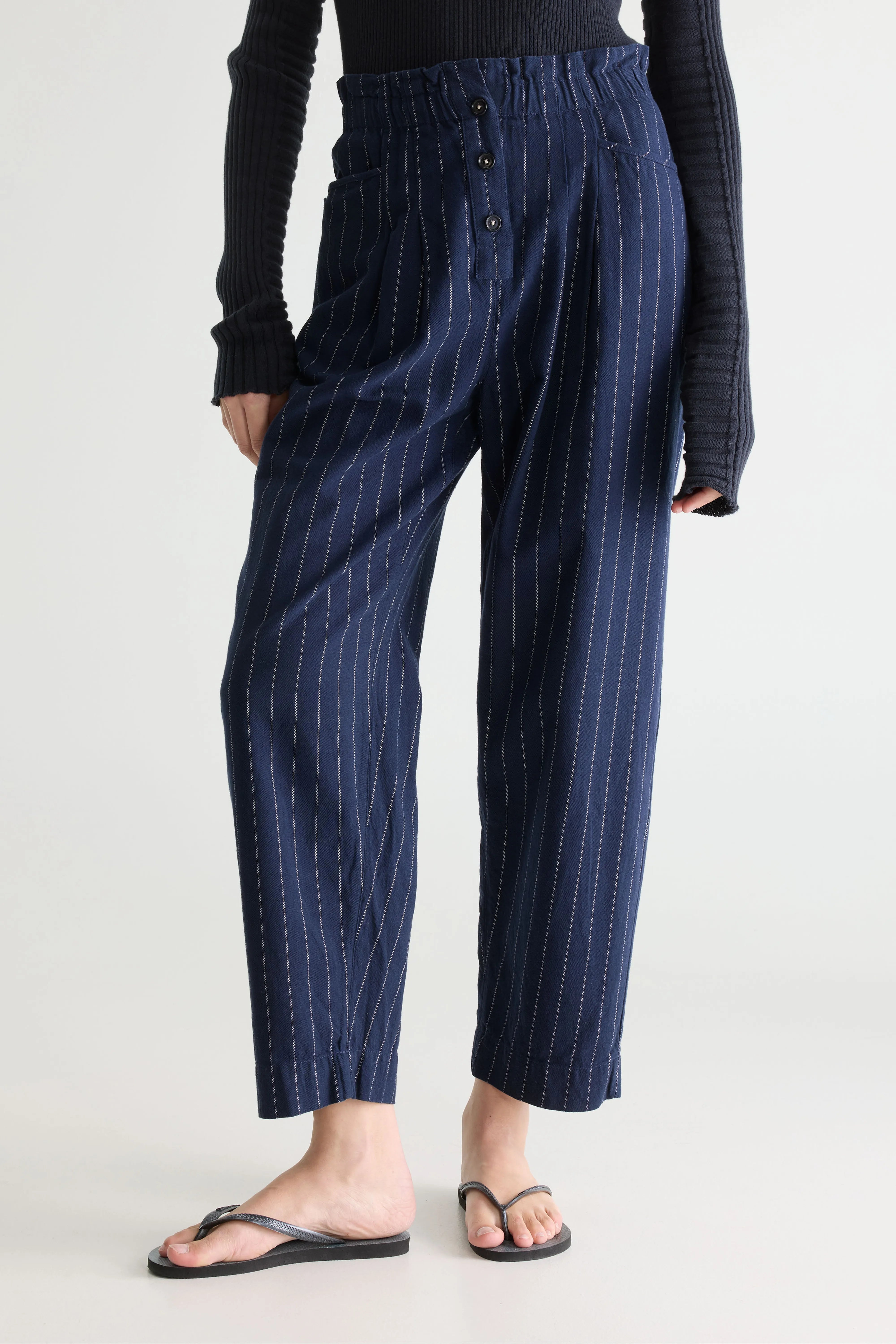 Lilo paperbag broek (252 / W / STRIPE A)