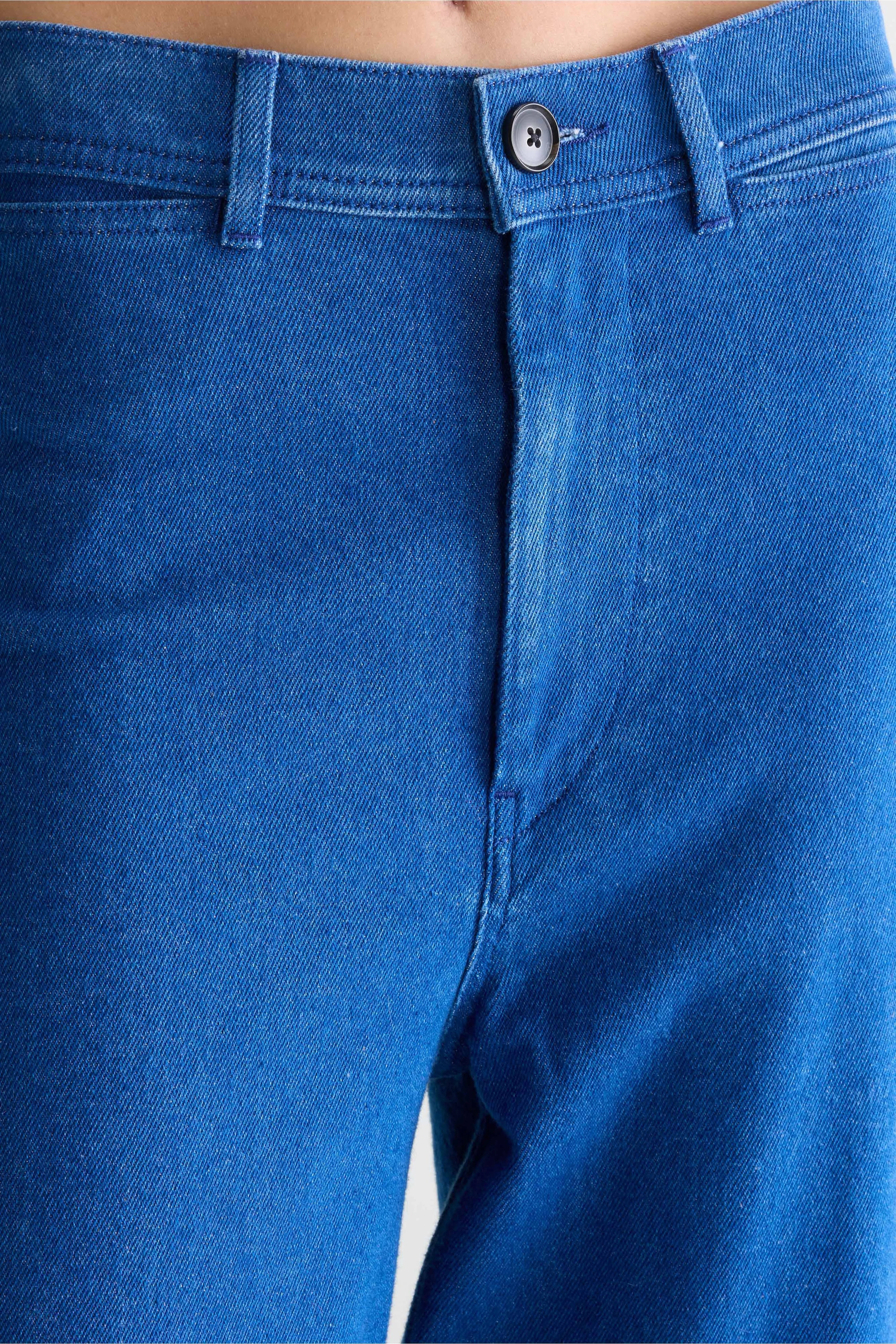 Jean large en coton bleu Lottie (252 / W / ONE WASH)