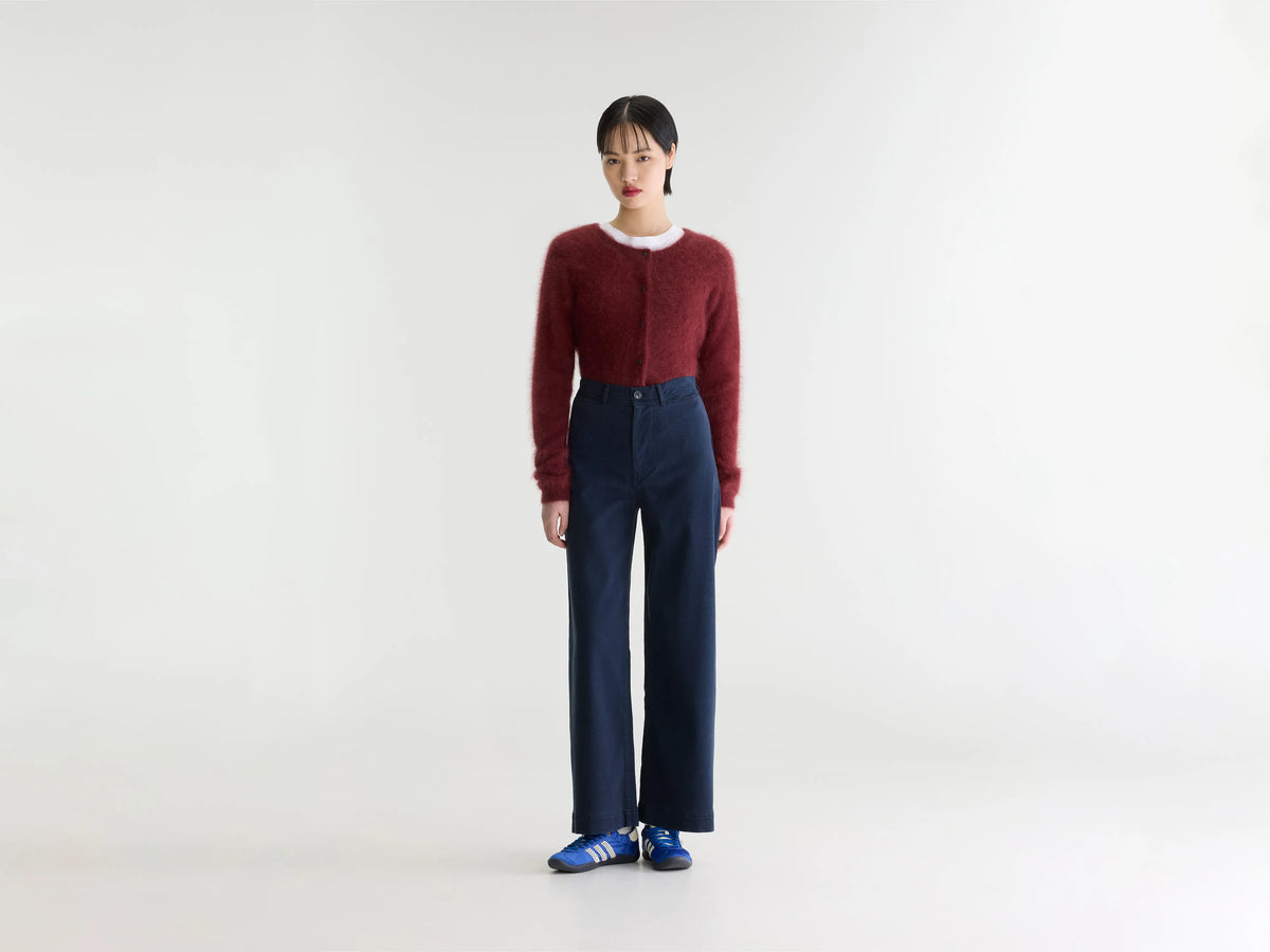 Lottie wide trousers (252 / W / NAVY)